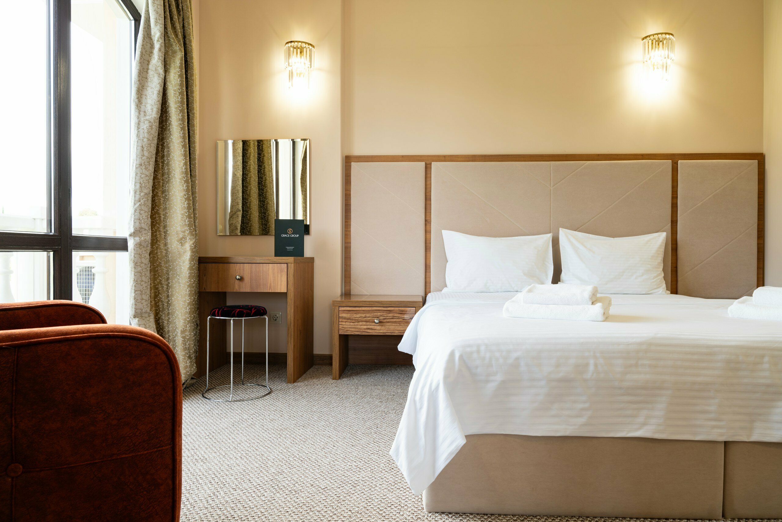 Двухместный номер Делюкс с 1 кроватью и балконом