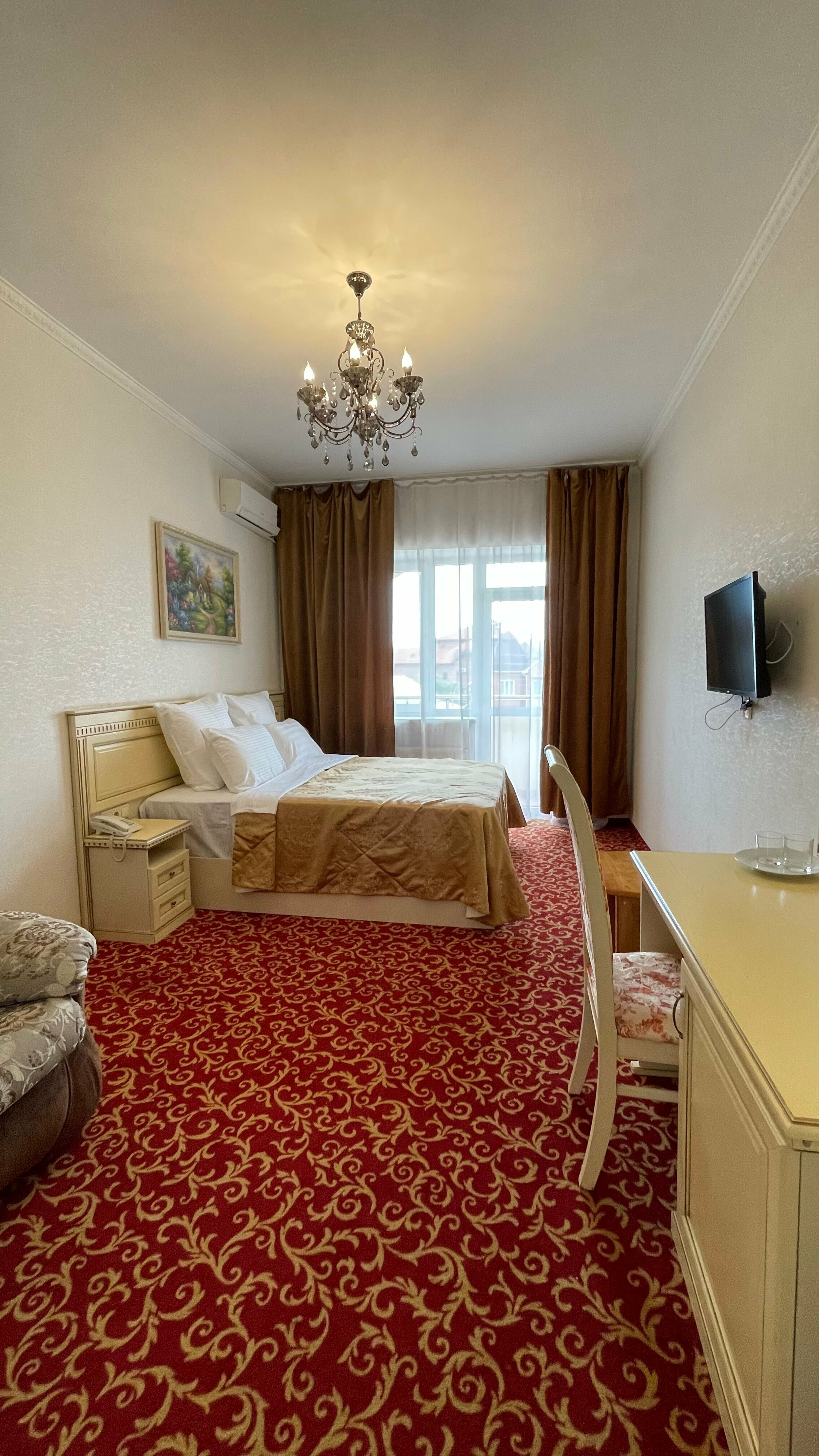 Двухместный номер с 1 кроватью и балконом