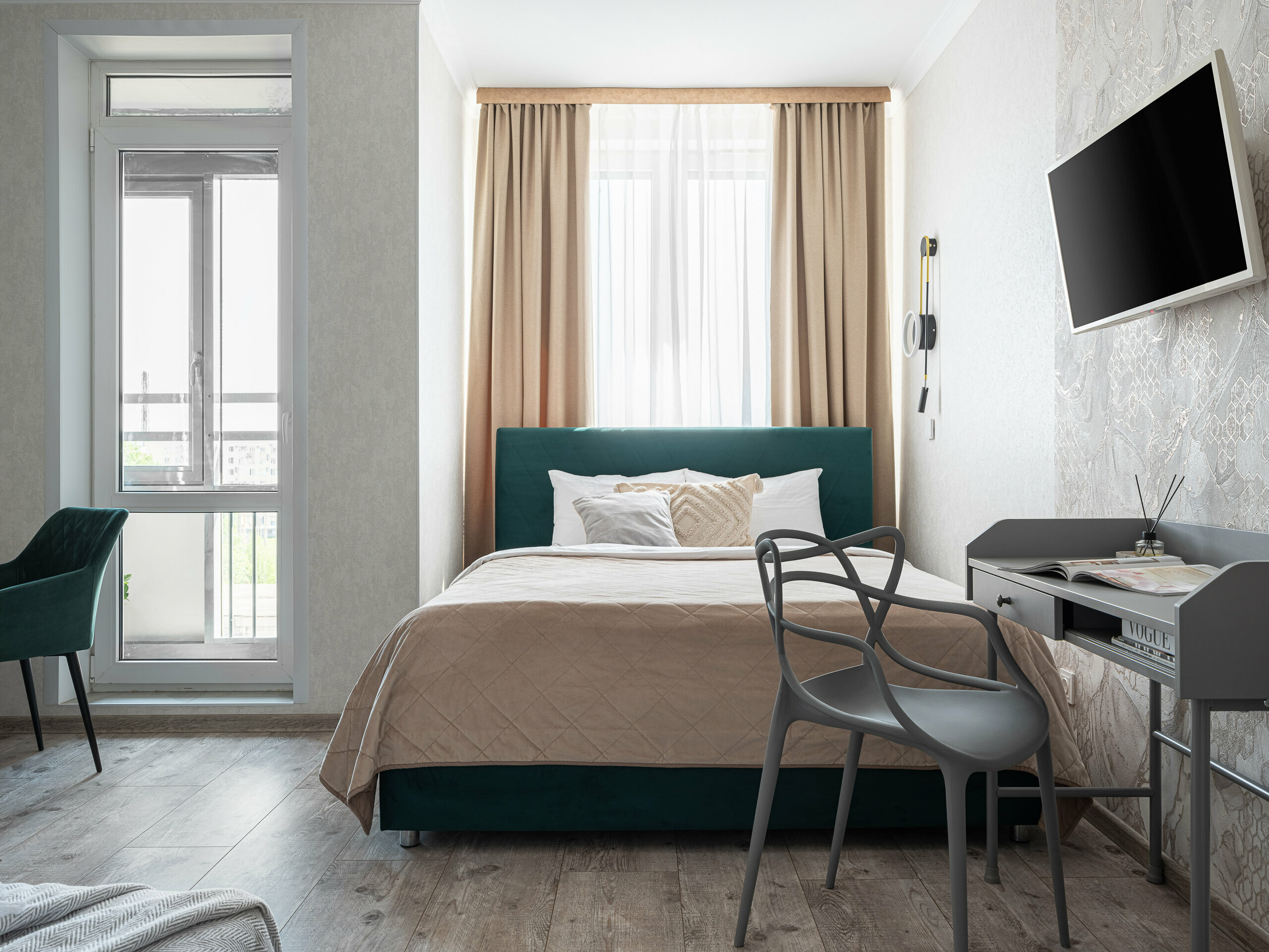 Большой двухместный номер с 1 кроватью