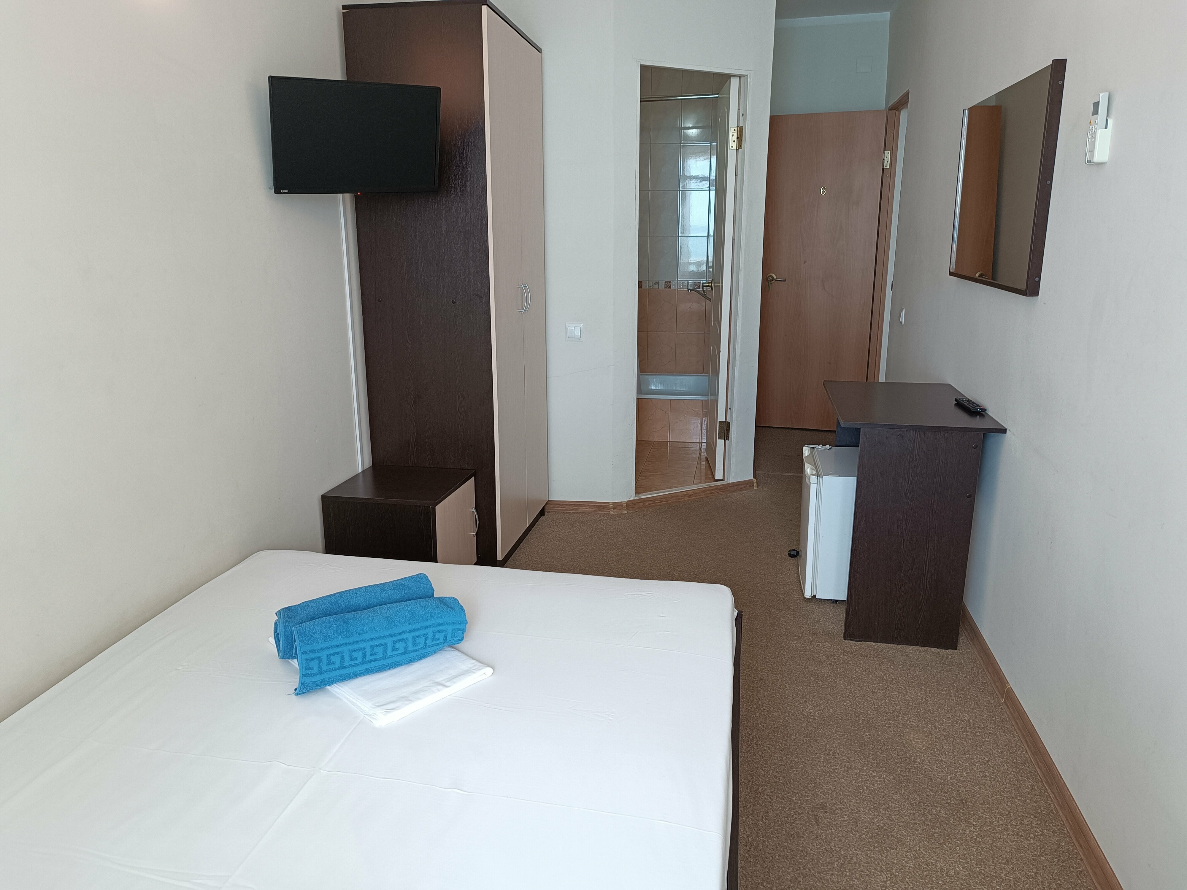 Двухместный номер с 1 кроватью и балконом, вид на море