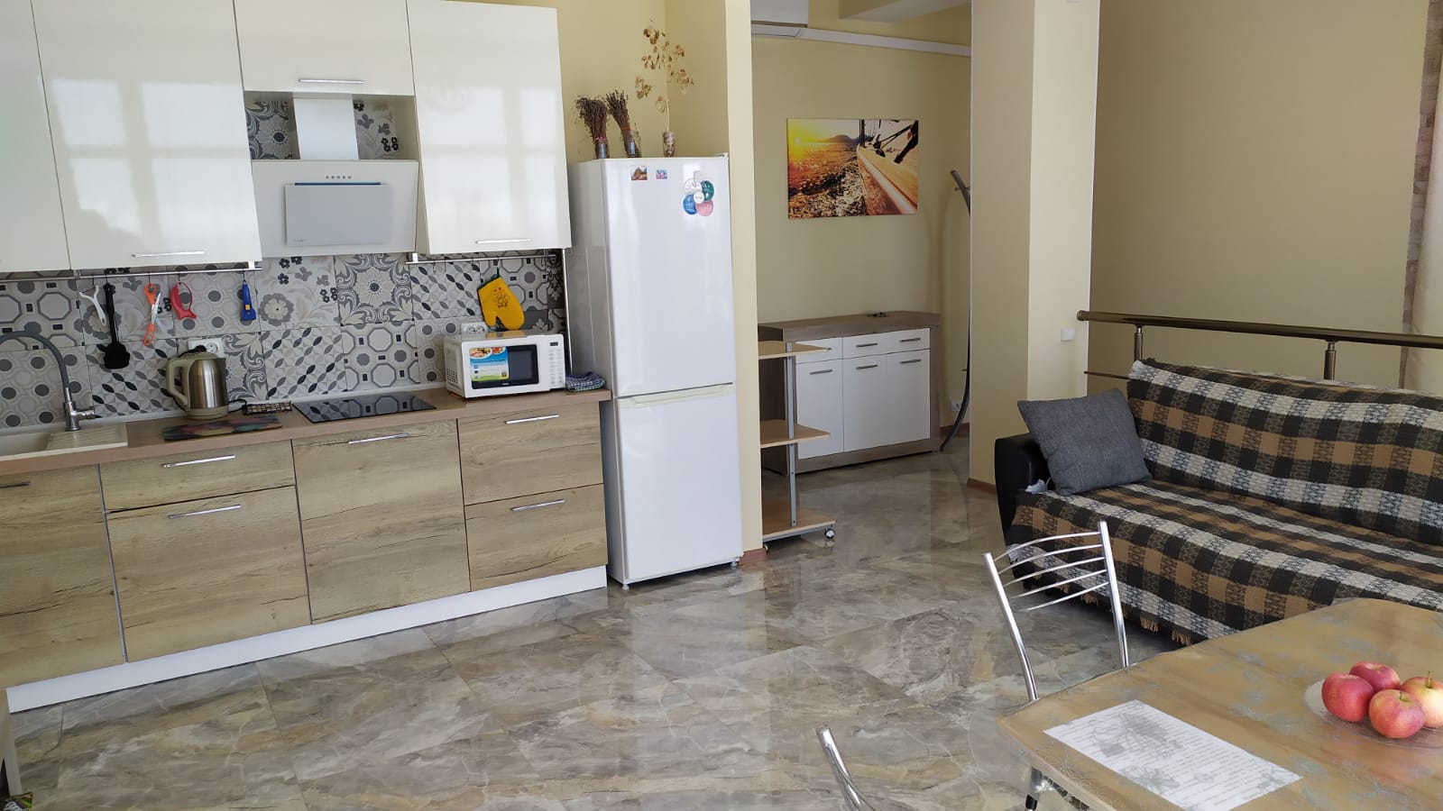 Четырехместный номер с видом на море