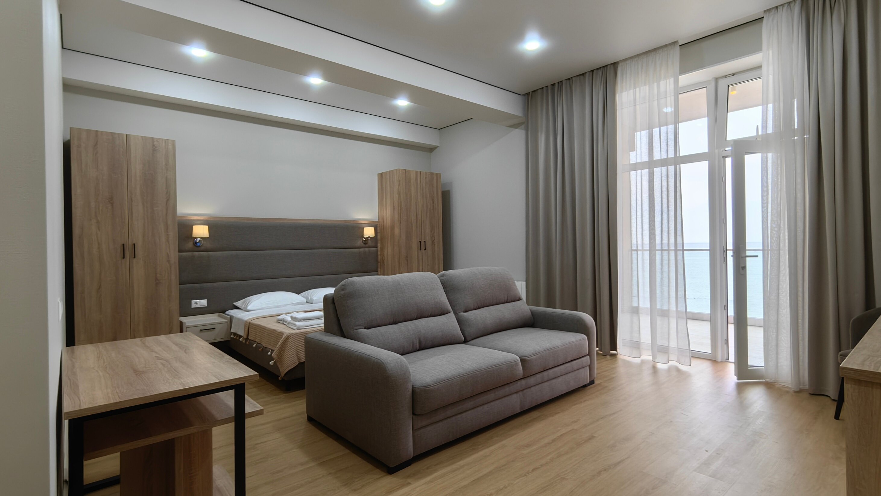 Четырехместный номер с видом на море