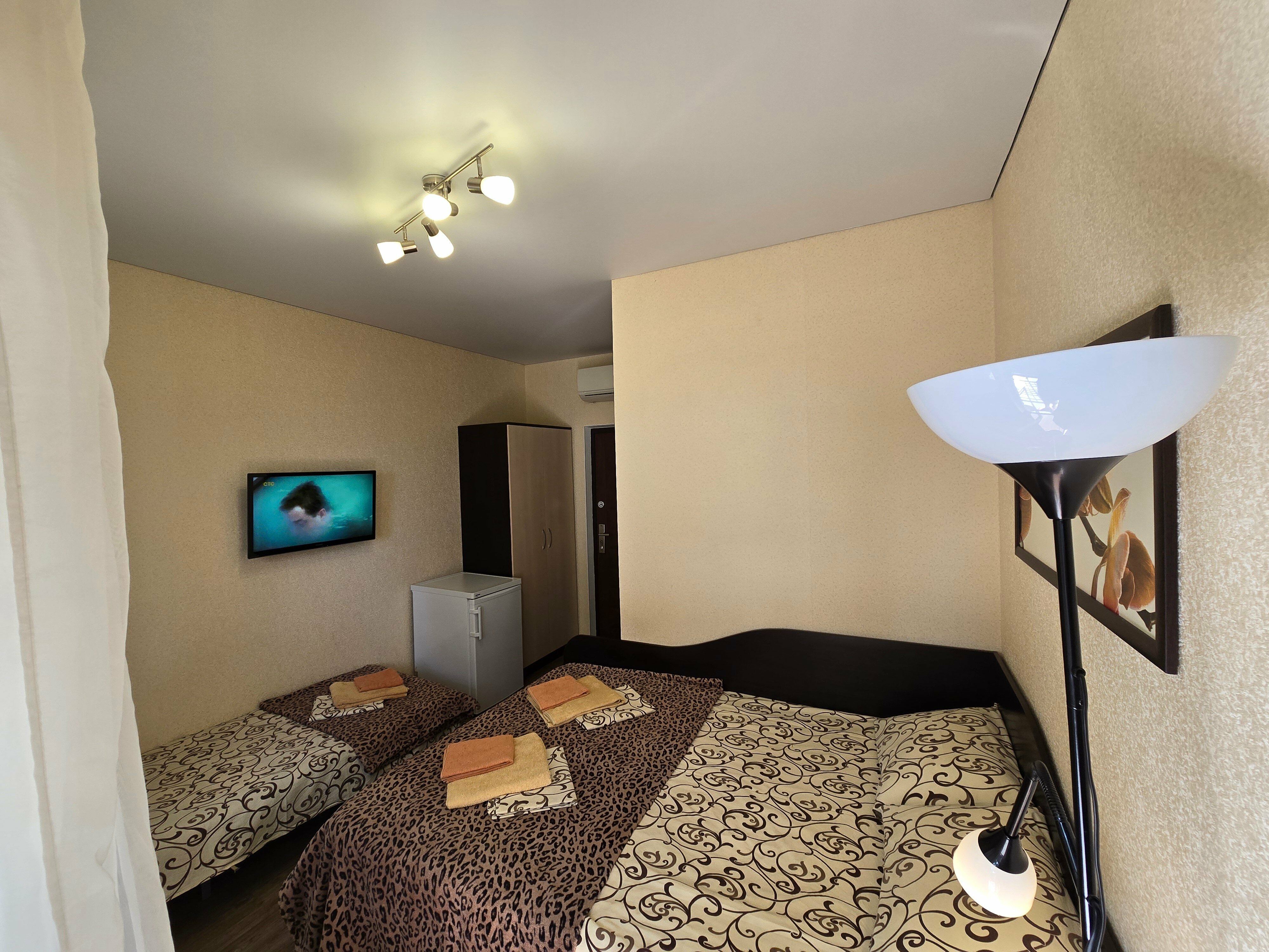 Двухместный номер с 1 кроватью и балконом