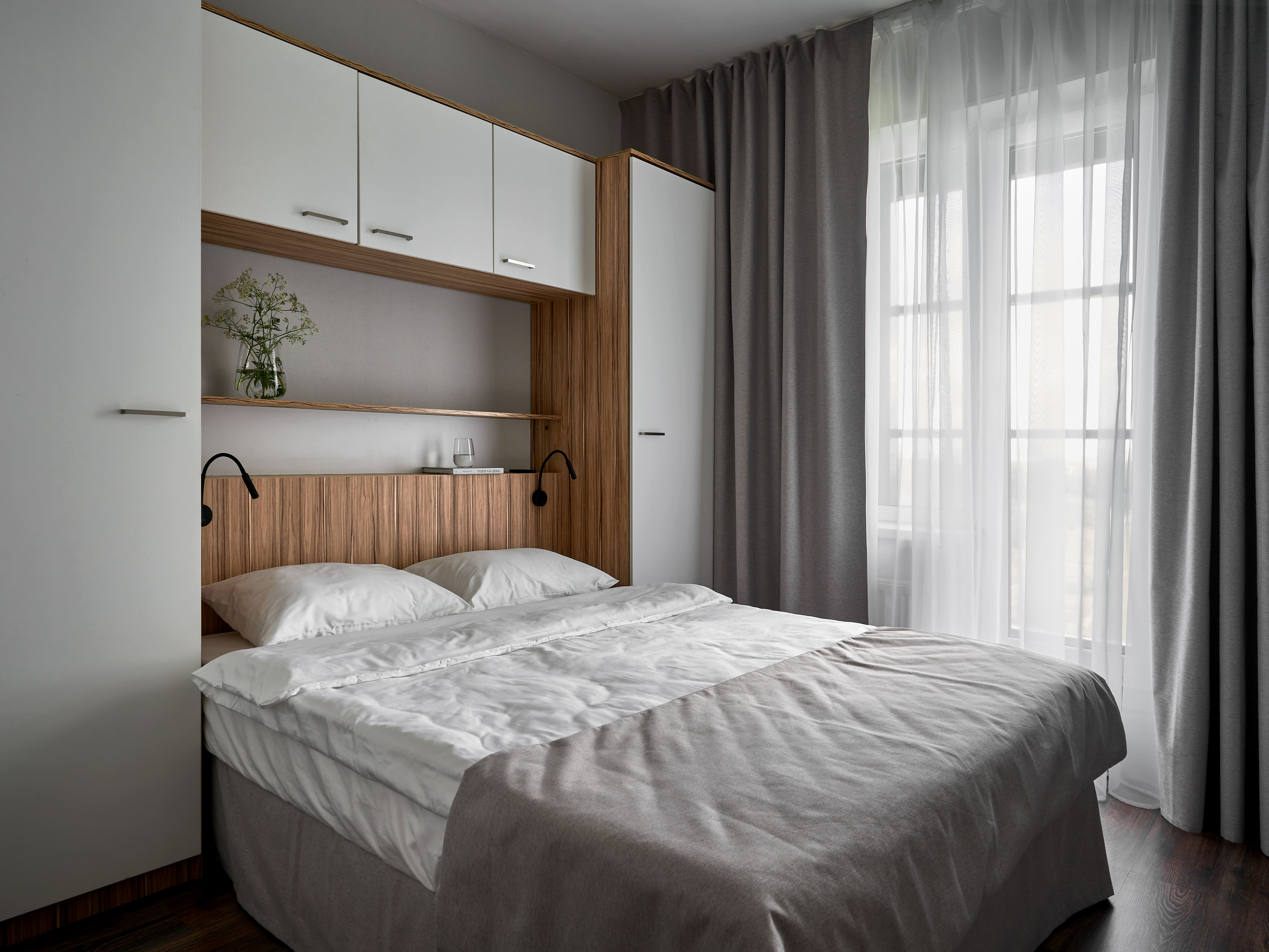 Двухкомнатные апартаменты с кухней-гостиной и отдельной спальней