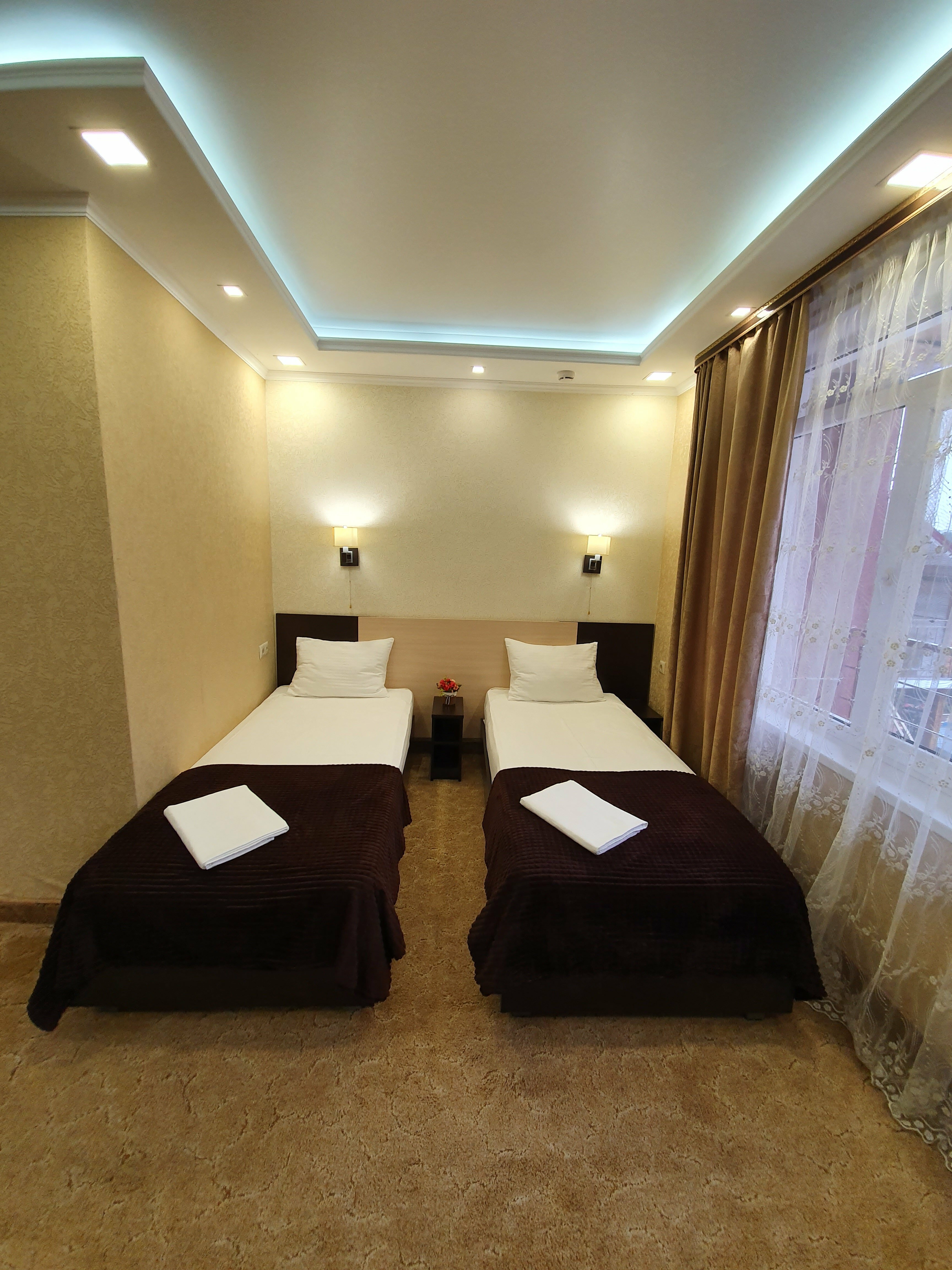 Двухместный номер с 2 отдельными кроватями и балконом