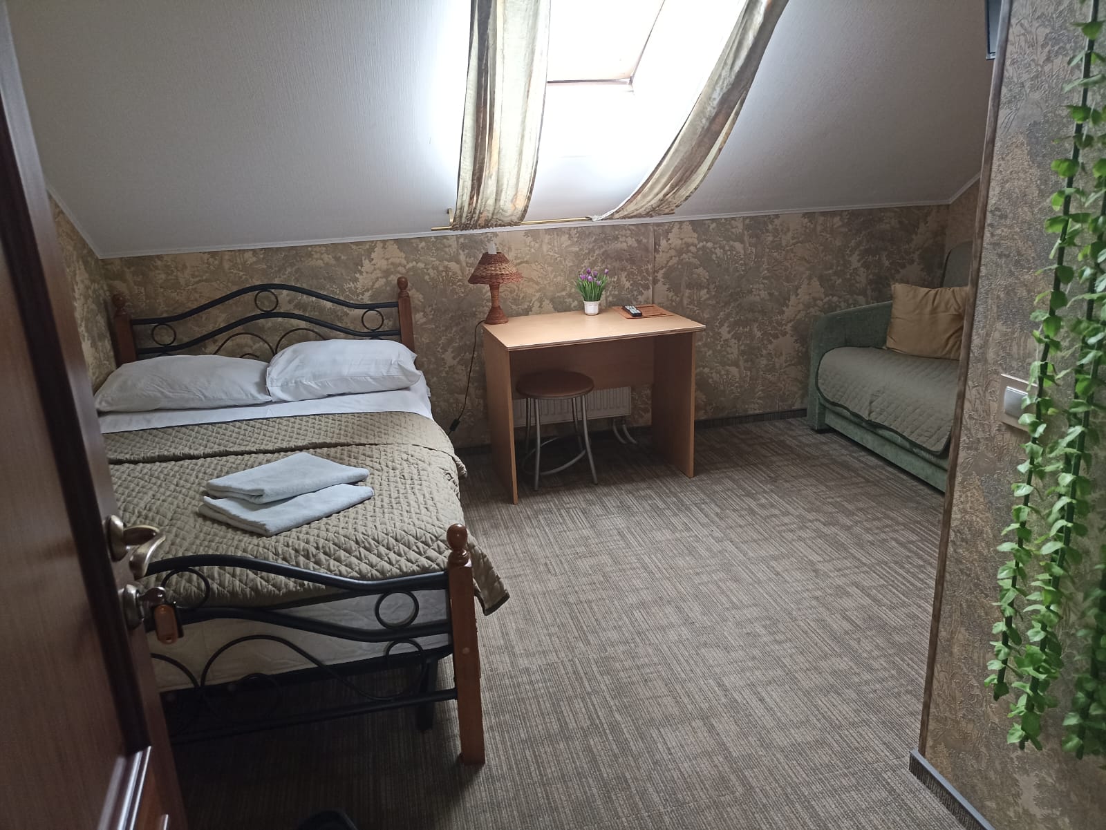 Двухместный номер с 1 кроватью и собственной ванной комнатой