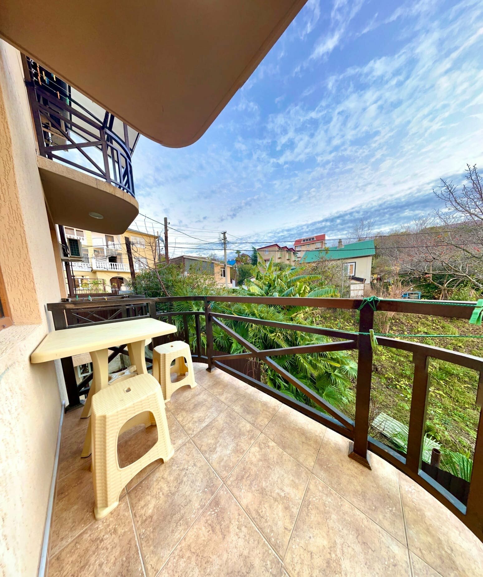 Двухместный номер с 1 кроватью и балконом