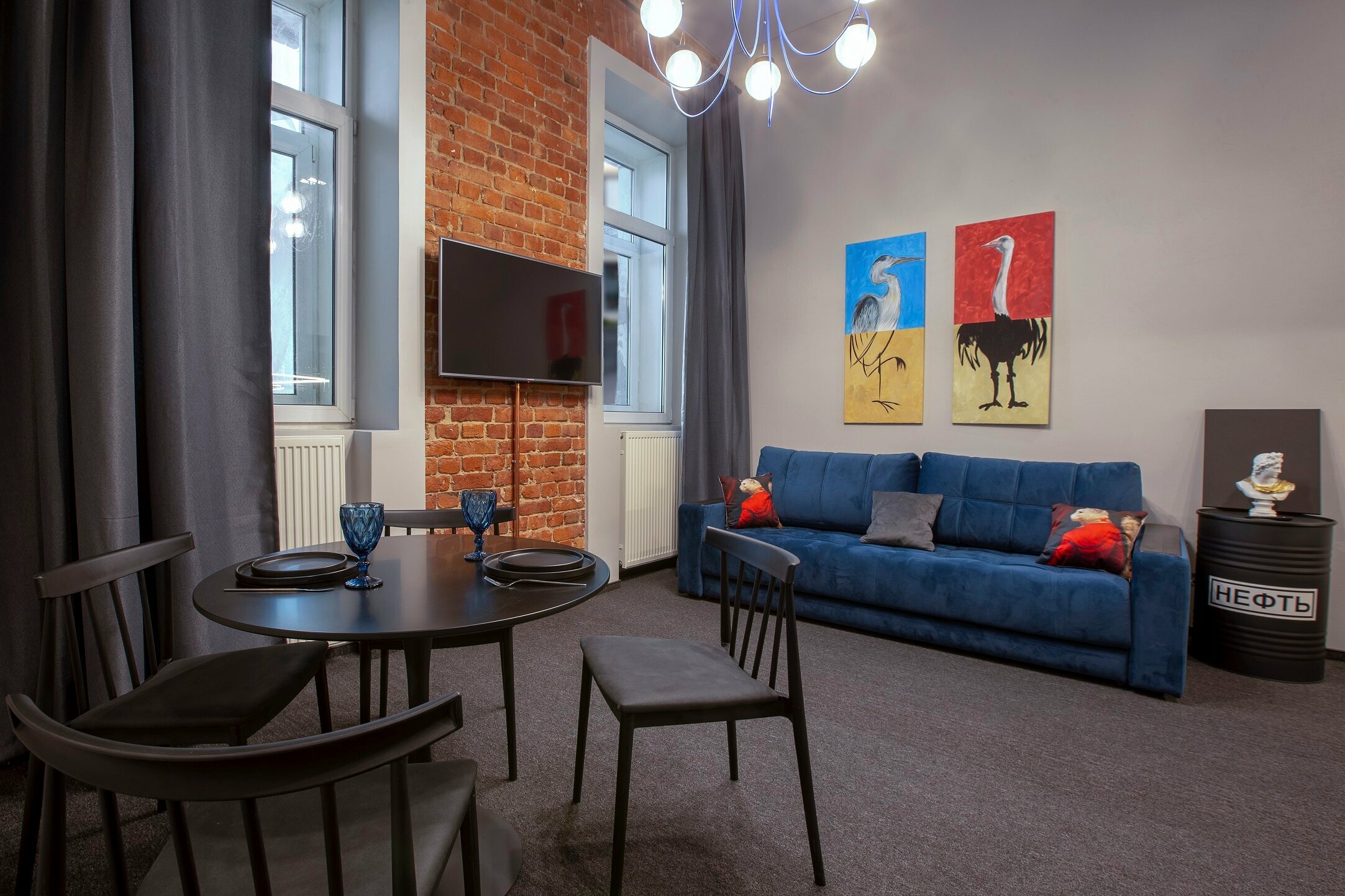 Двухуровневые апартаменты