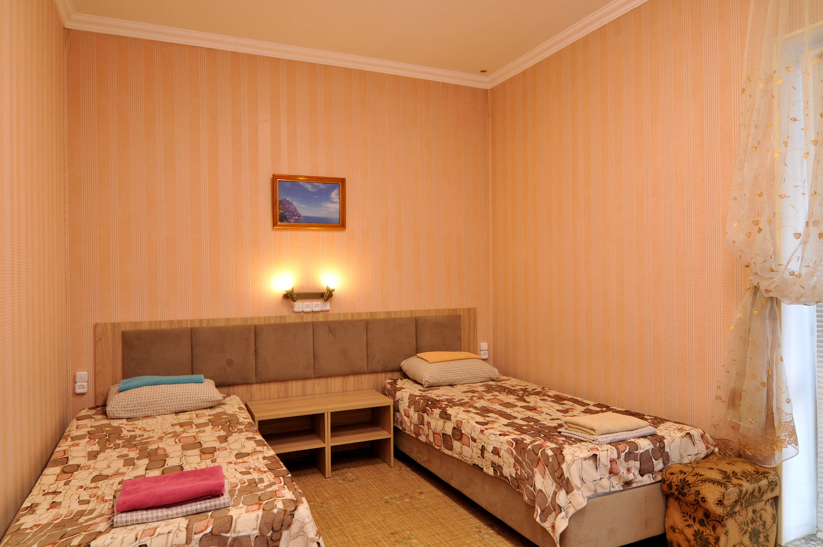 Двухместный номер с 1 кроватью или 2 отдельными кроватями и балконом