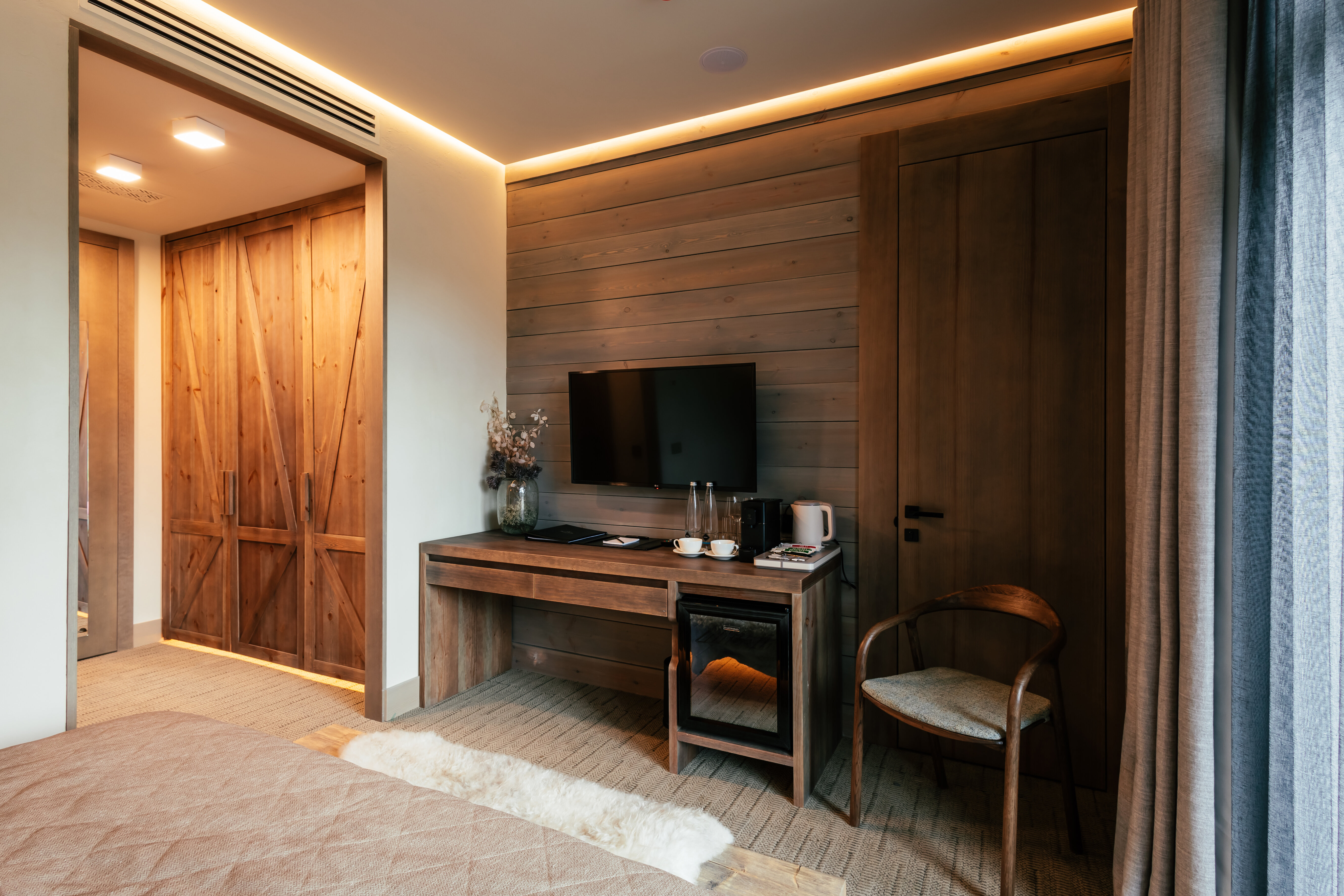 Двухместный номер с 1 кроватью и террасой