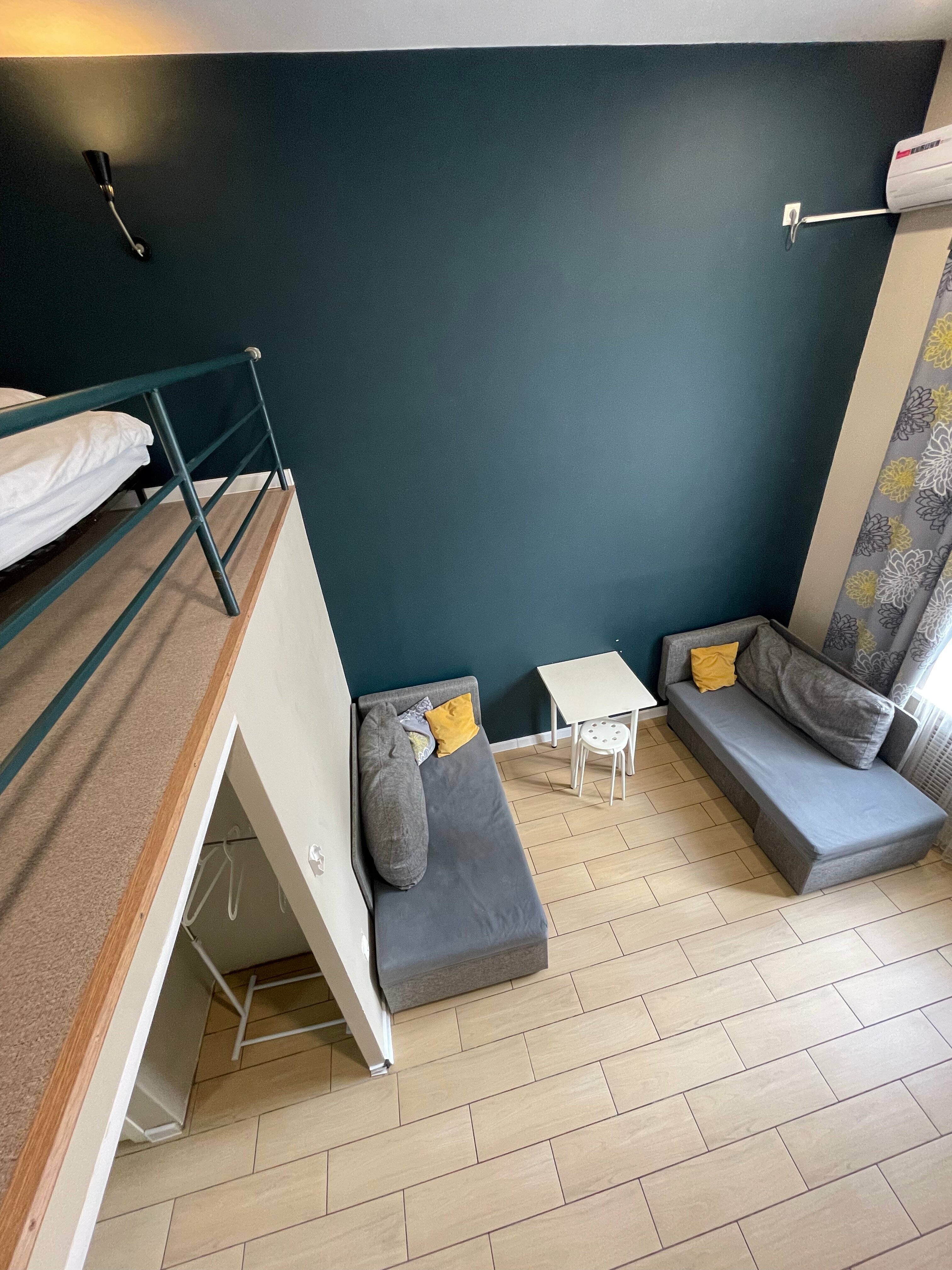 Двухуровневые апартаменты