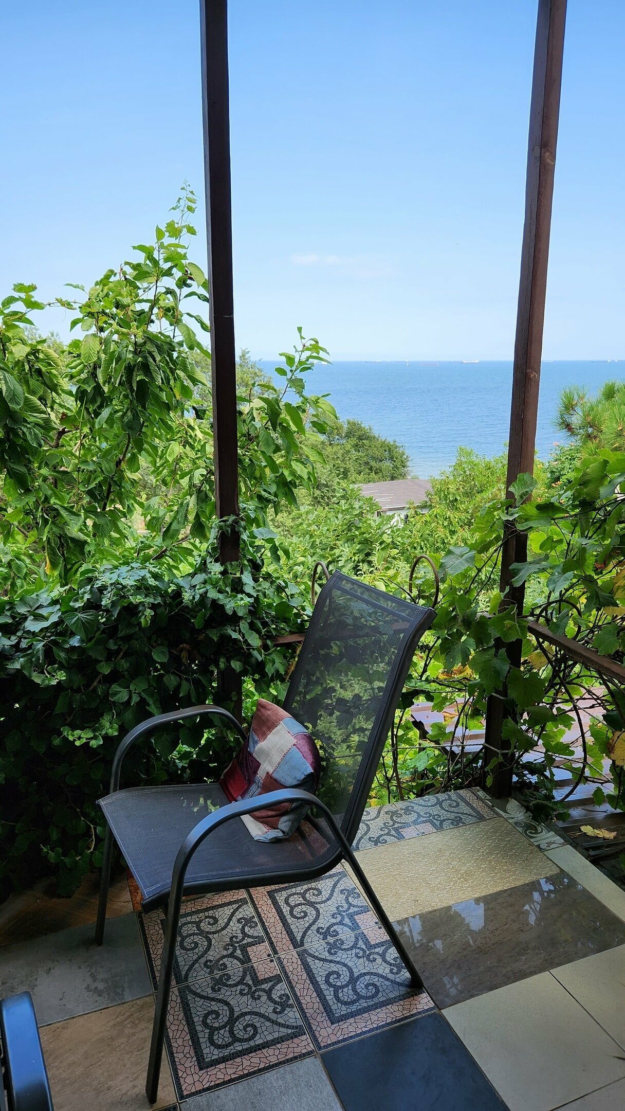 Четырехместный номер с видом на море