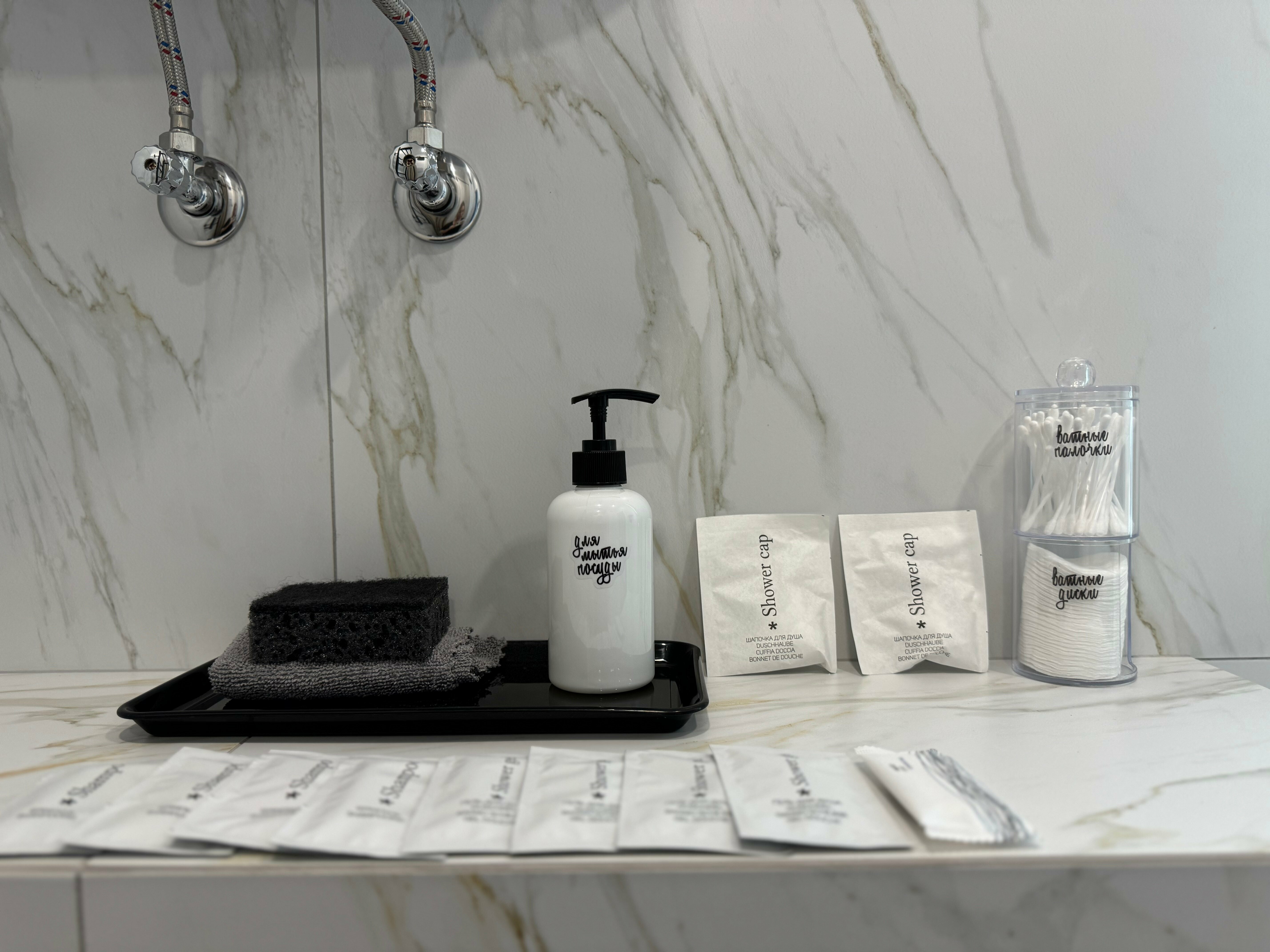 Апартамент "Беж" с мини-кухней и стирально-сушильной машиной