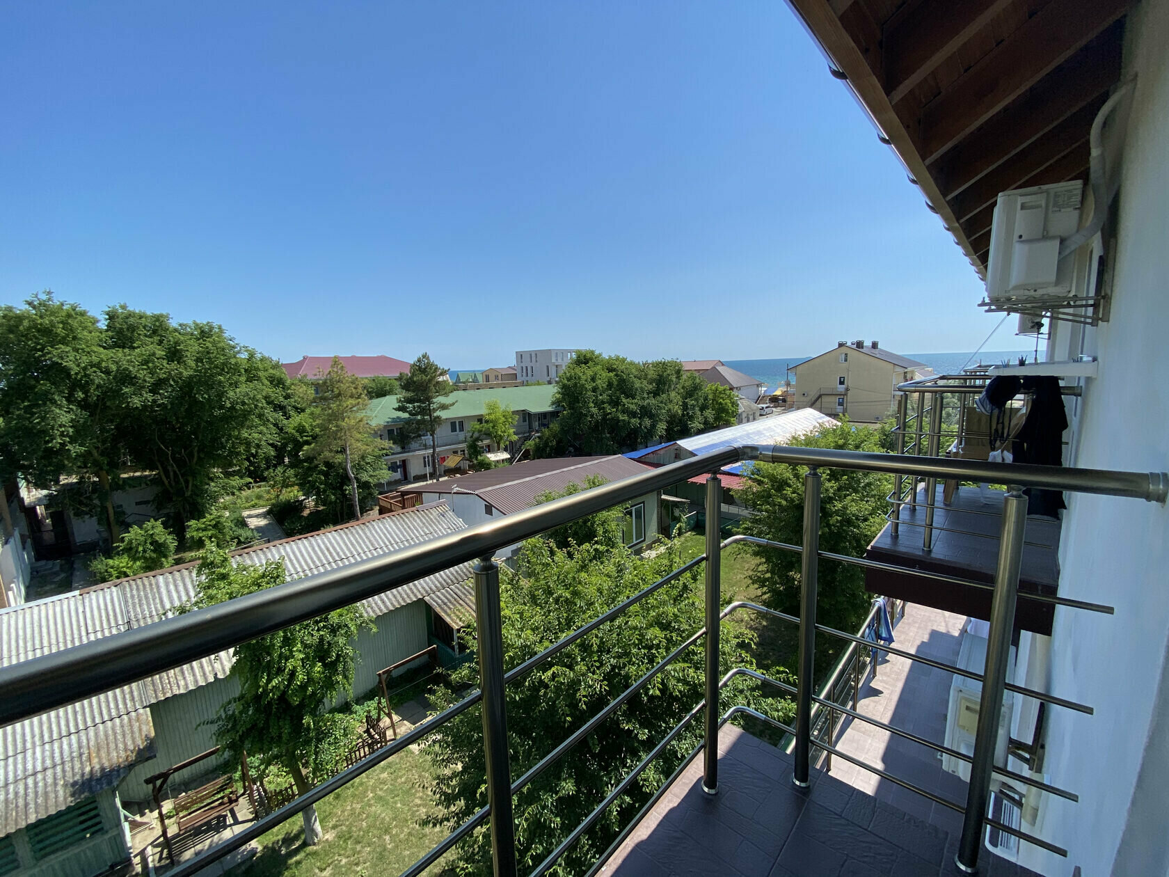 Двухместный номер с 1 кроватью и балконом, вид на море