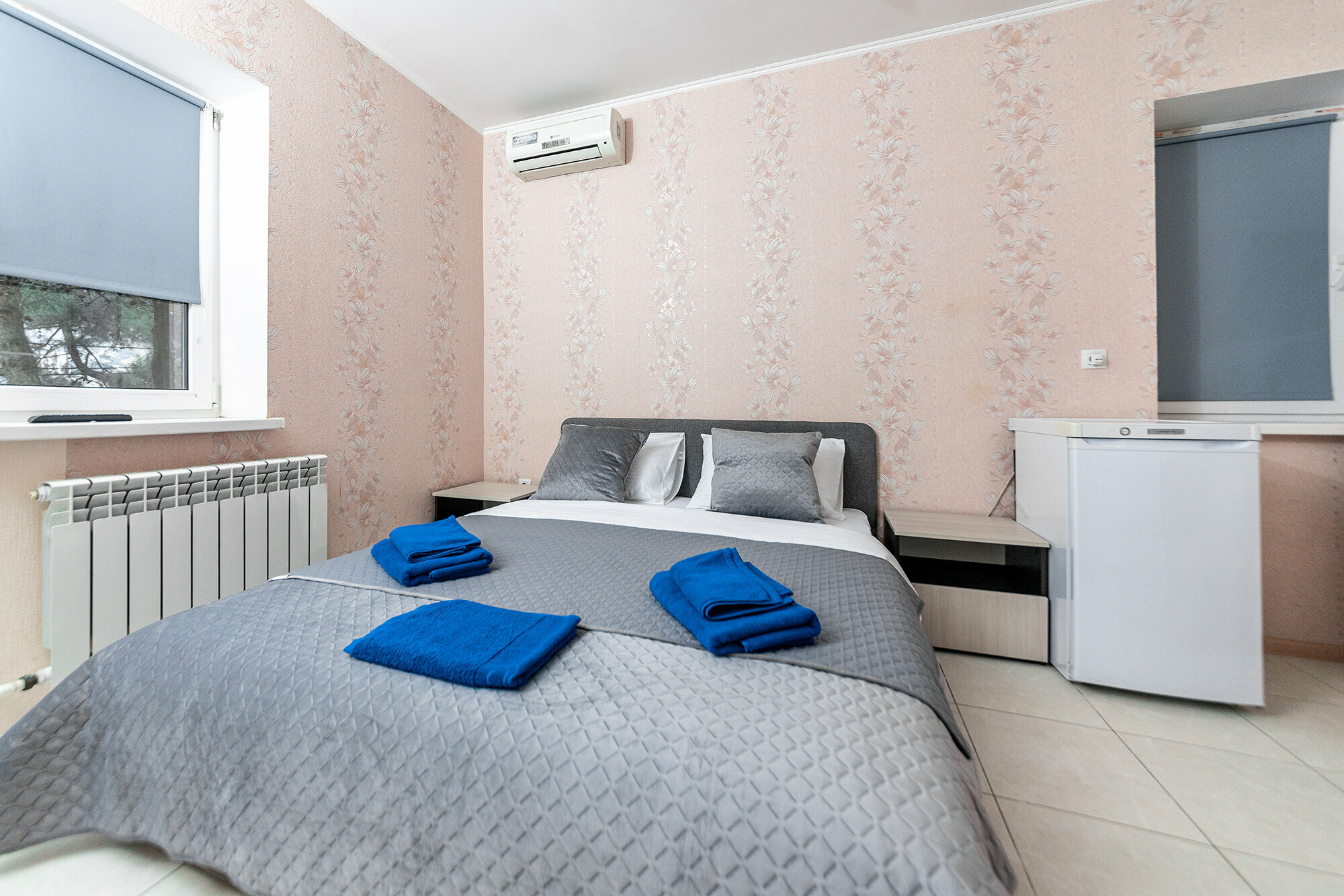 Двухместный номер с 1 кроватью и балконом