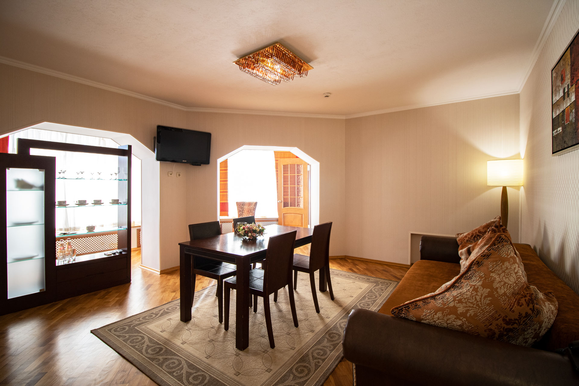 Двухуровневый четырехместный номер