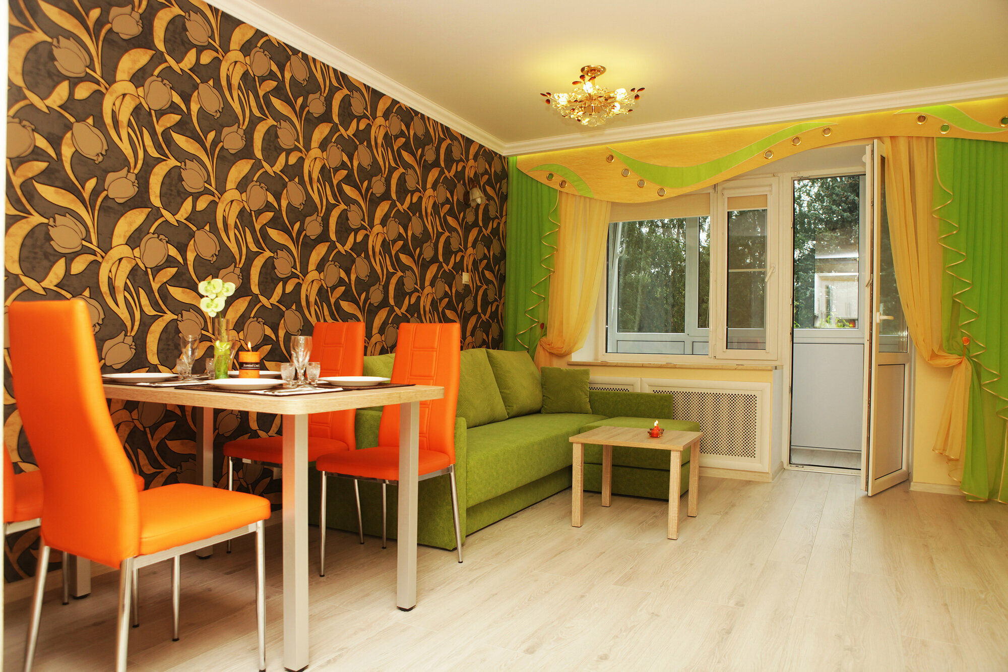 Апартаменты с 1 спальней