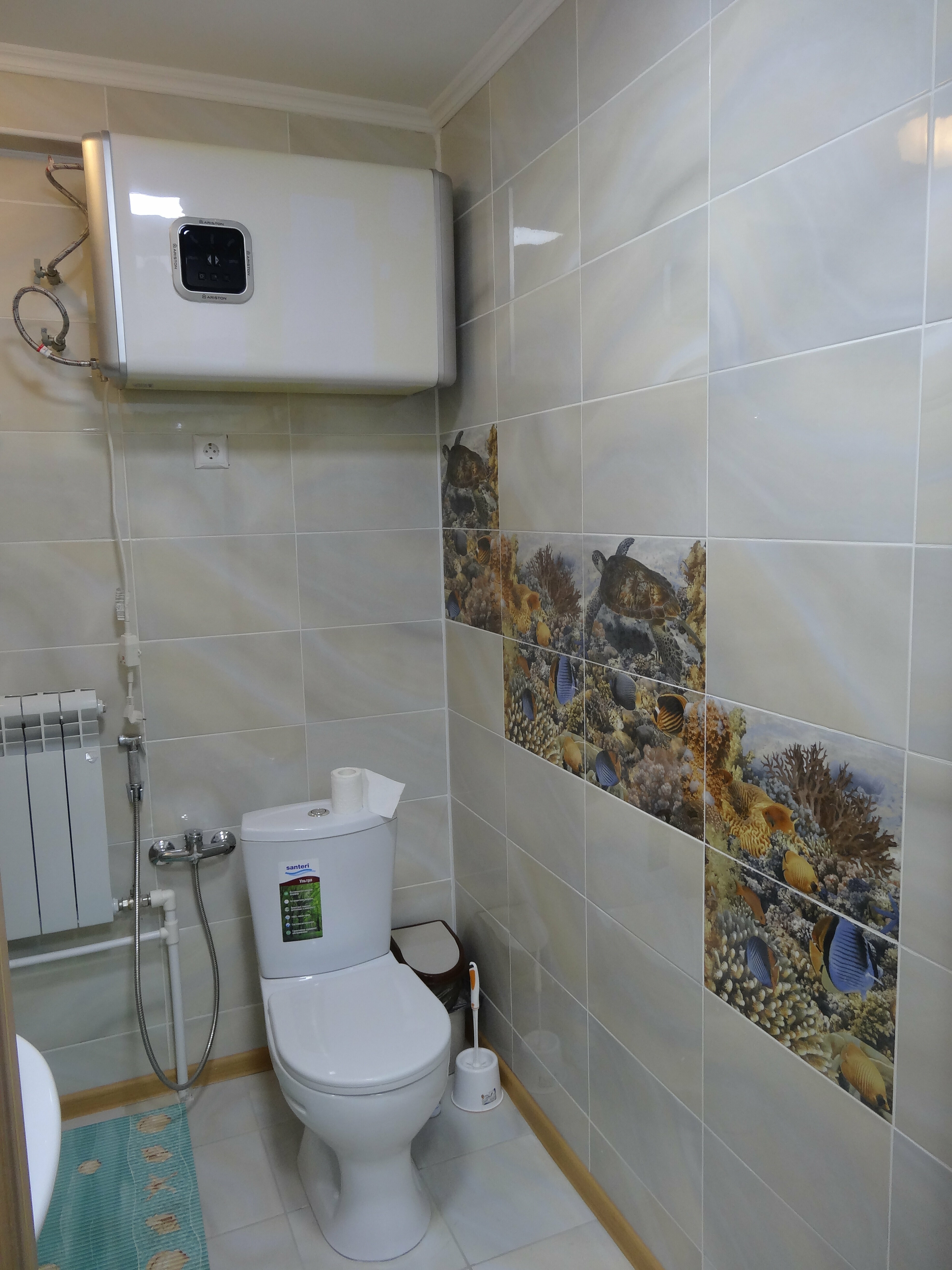 Двухместный номер с 2 отдельными кроватями и общей ванной комнатой