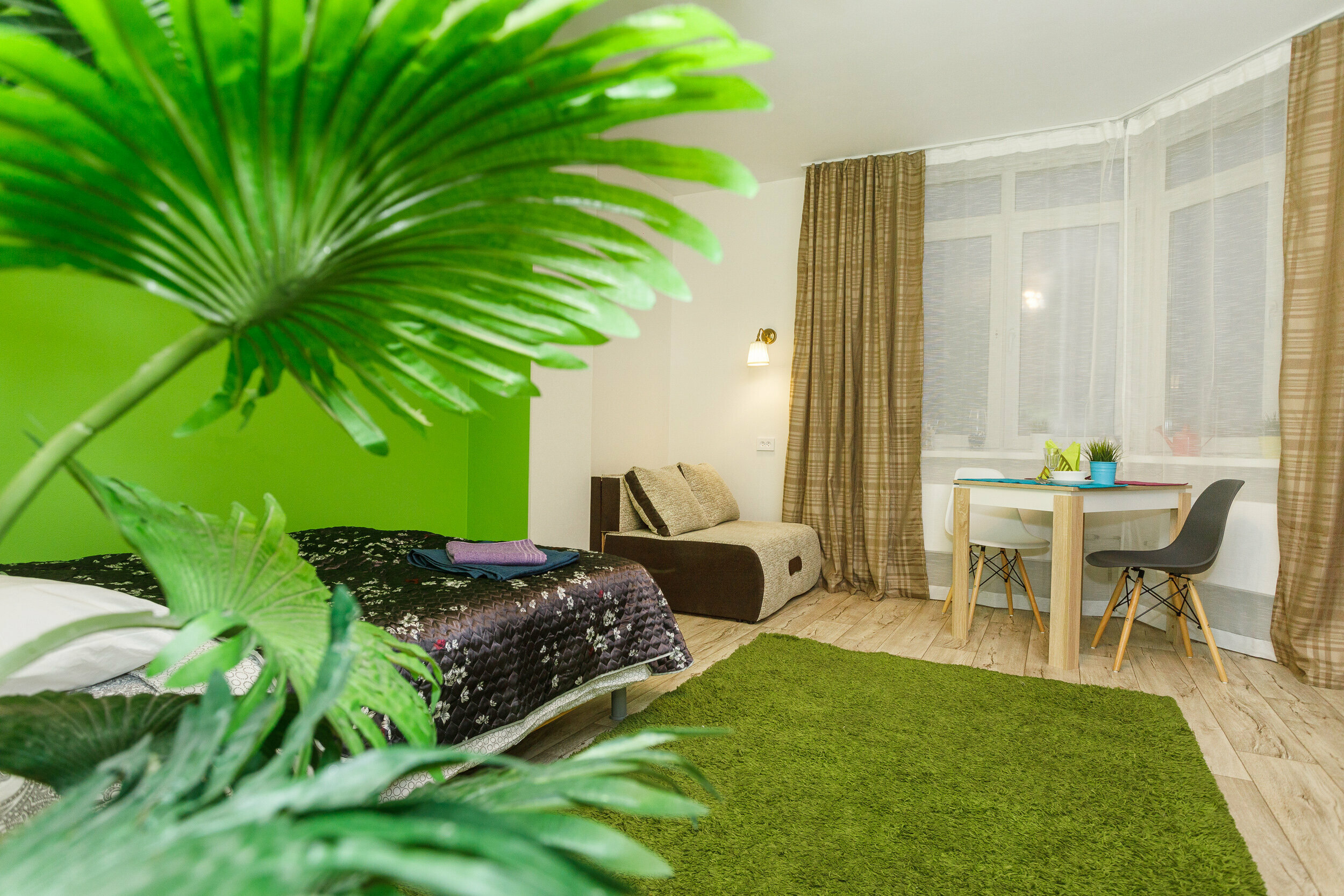 Апартаменты с 1 спальней