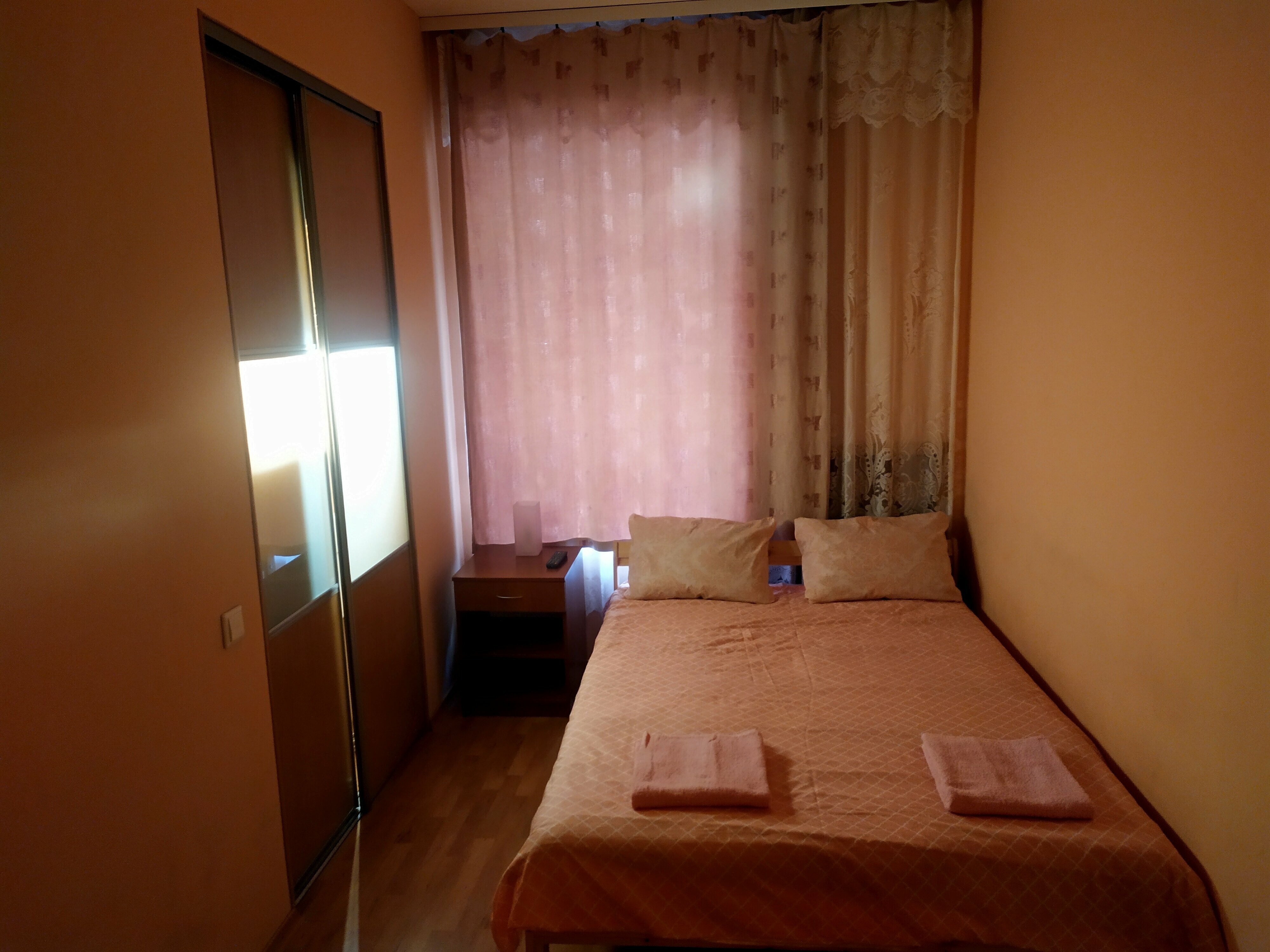 Двухместный номер с 1 кроватью и общей ванной комнатой