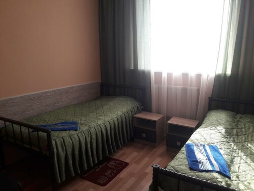 Кровать в 2-местном общем номере в Лесная
