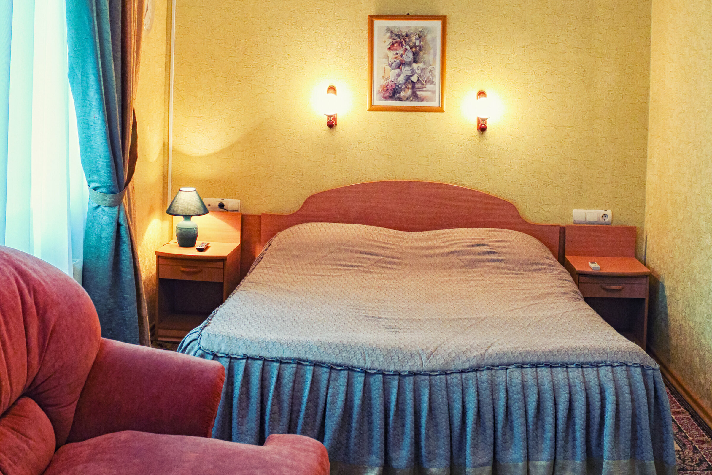 Cемейный номер с собственной ванной комнатой