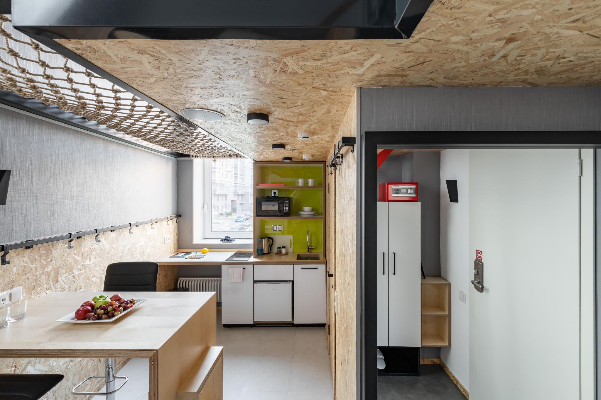 1-комнатные апартаменты стандарт с 1 двуспальной кроватью