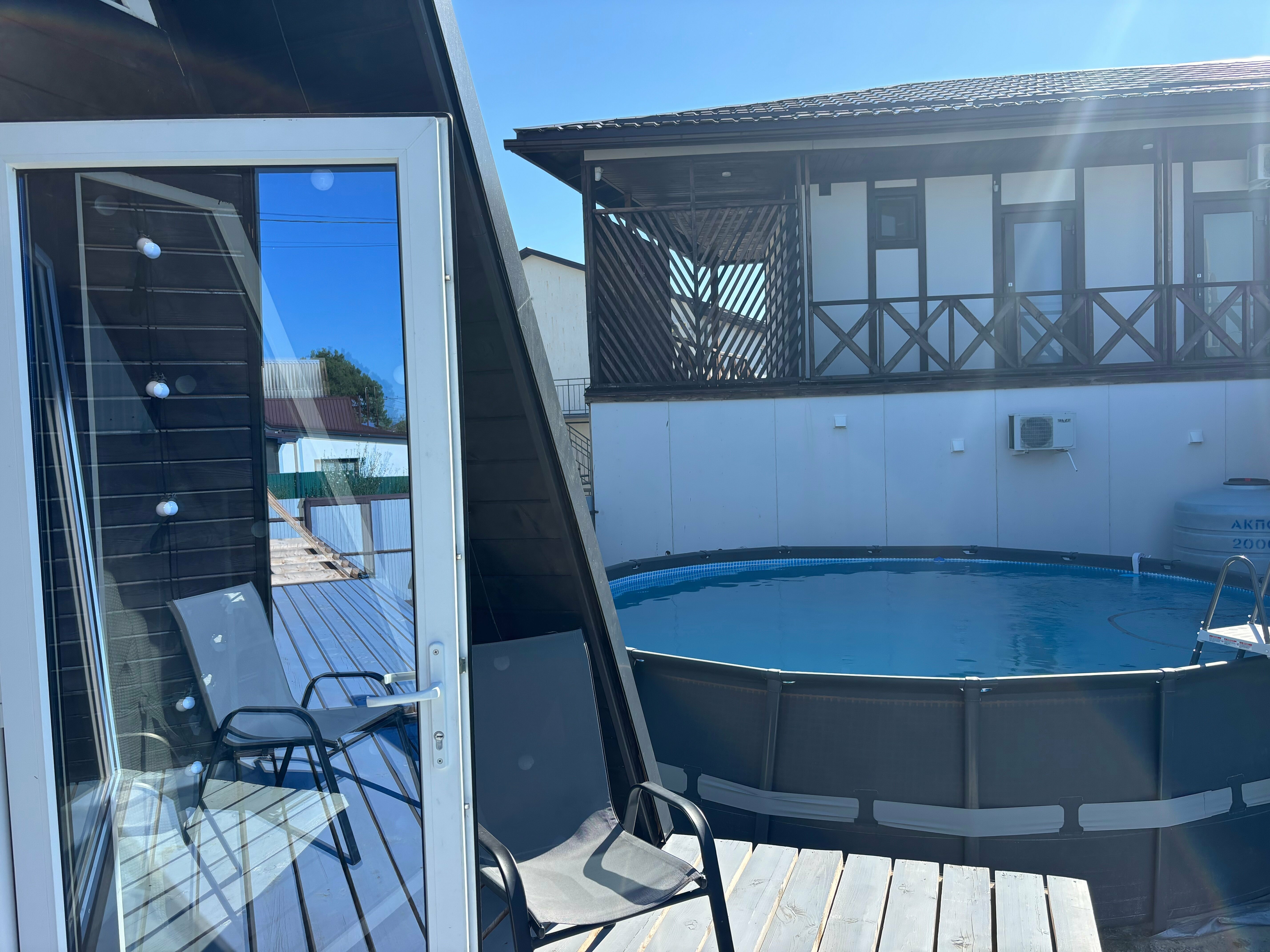 Четырехместный номер с видом на горы