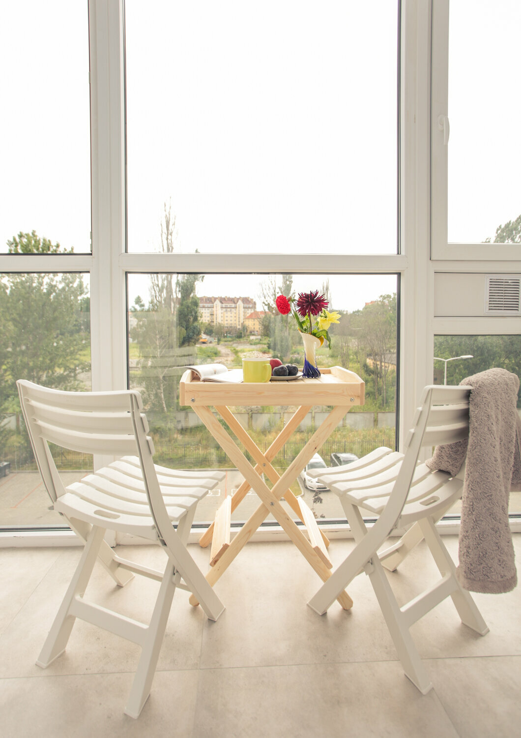 Трехместный номер с балконом