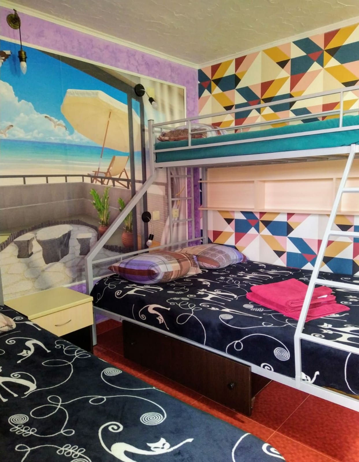 Бюджетный трехместный номер