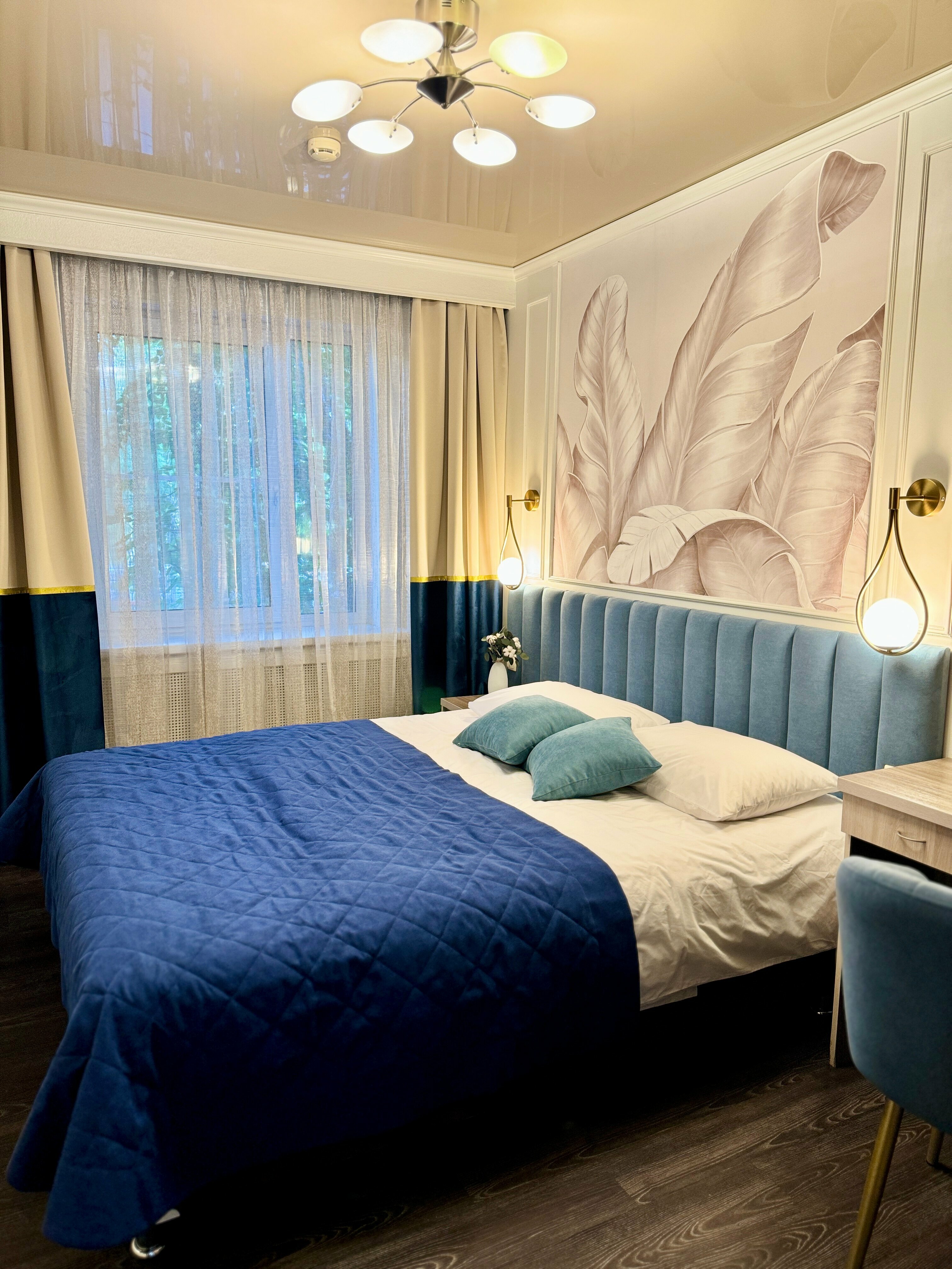 Двухместный номер с 1 кроватью и общим туалетом