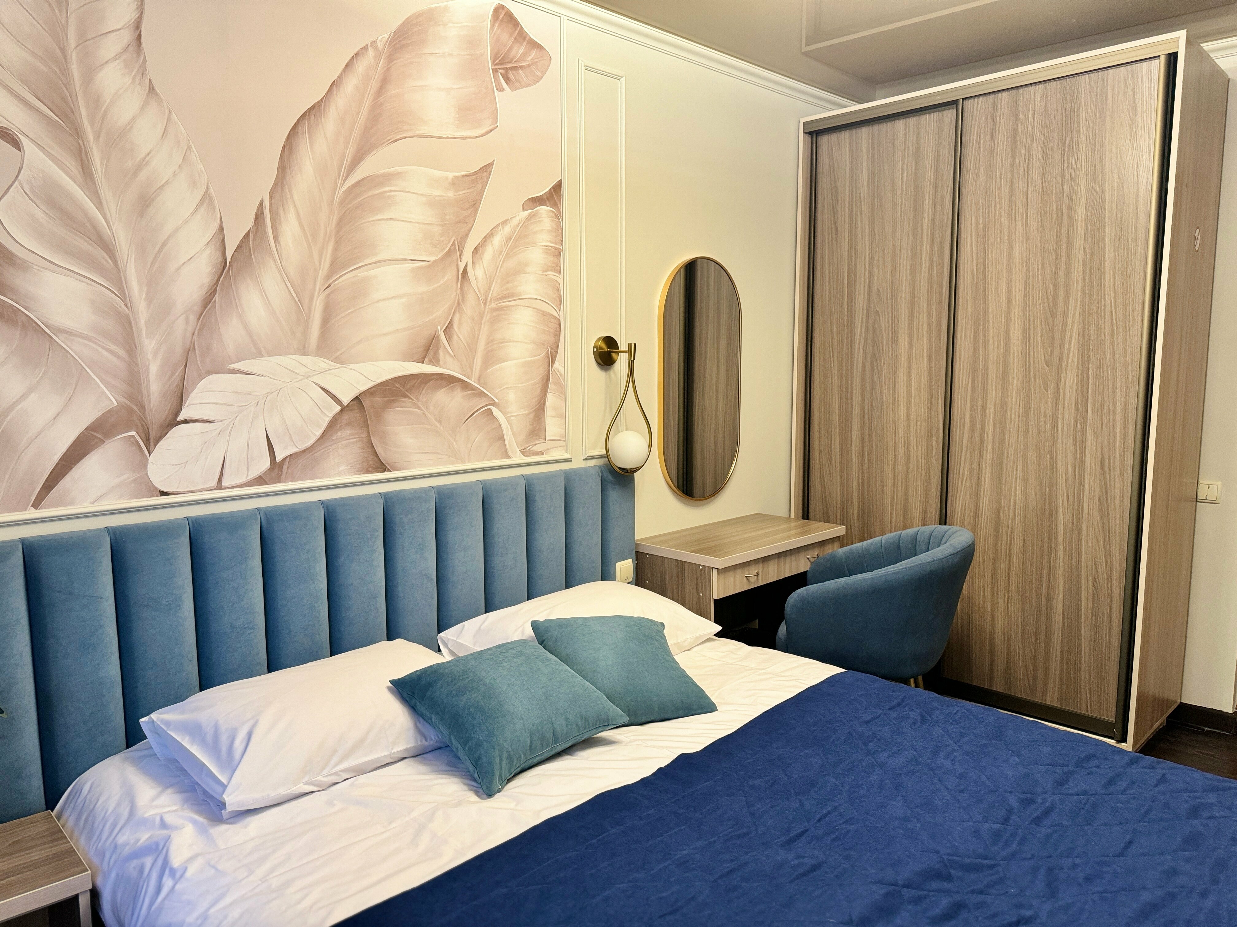 Двухместный номер с 1 кроватью и общим туалетом