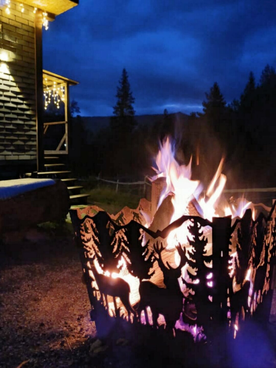 Четырехместный номер с видом на горы