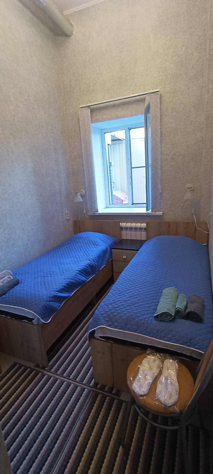 Двухместный номер с 2 отдельными кроватями и душем