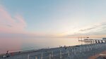 Трехместный номер с балконом и панорамным видом на море в Огонёк