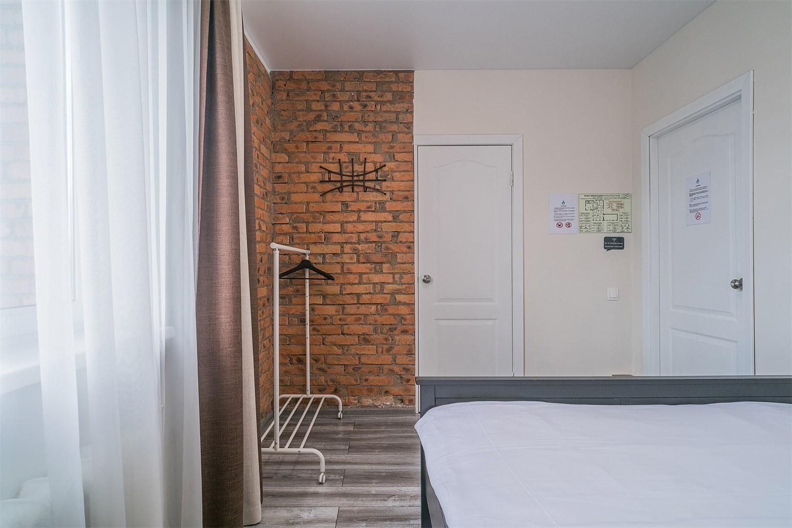 Двухместный номер с 1 кроватью и собственной ванной комнатой