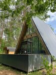 Дом A-frame с квадро-баней в 4 Сезона