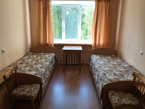 Бюджетный двухместный номер с 2 отдельными кроватями в АэроОтель