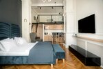 Люкс с видом на город в F12 Apartments
