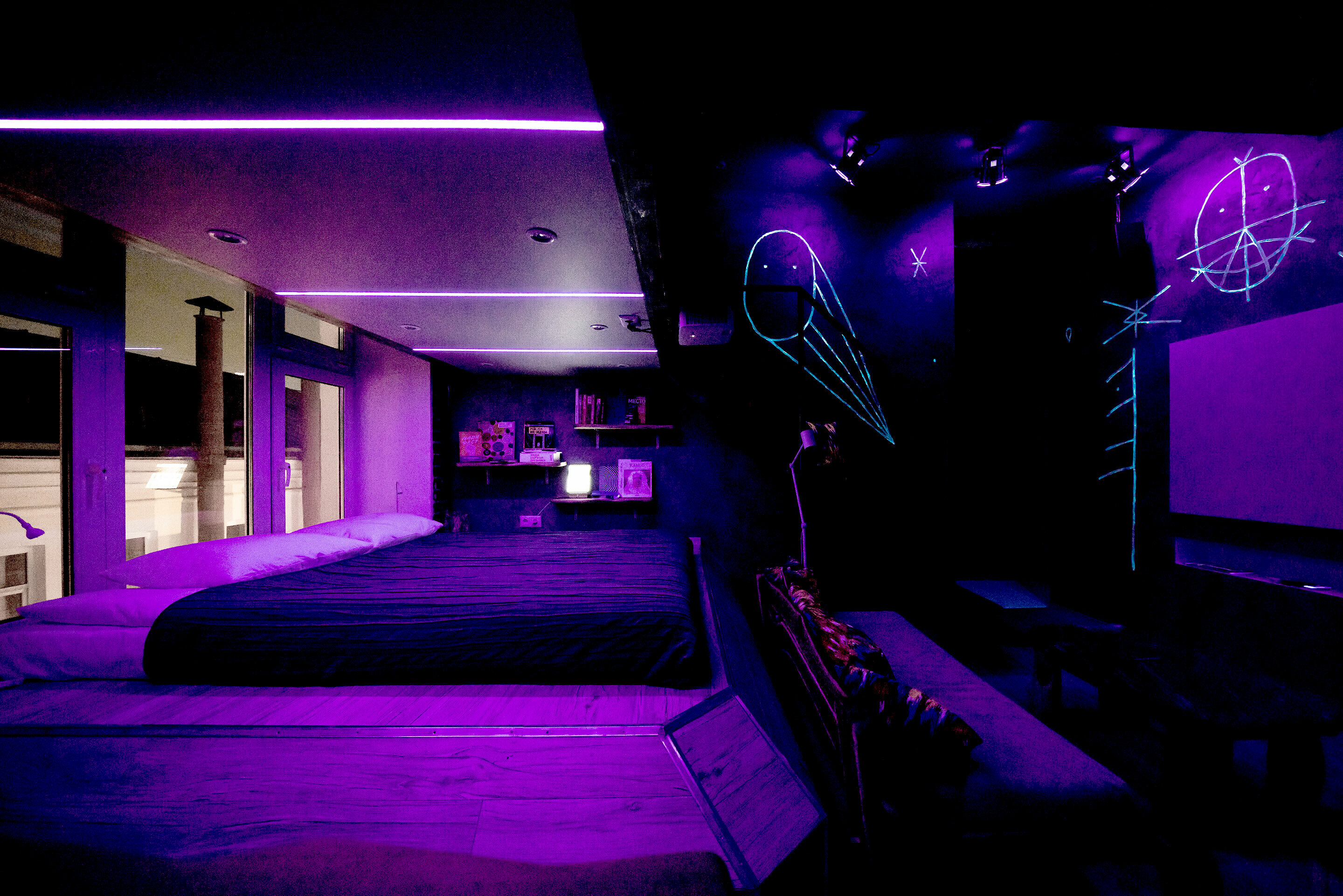 Двухуровневый номер-студия