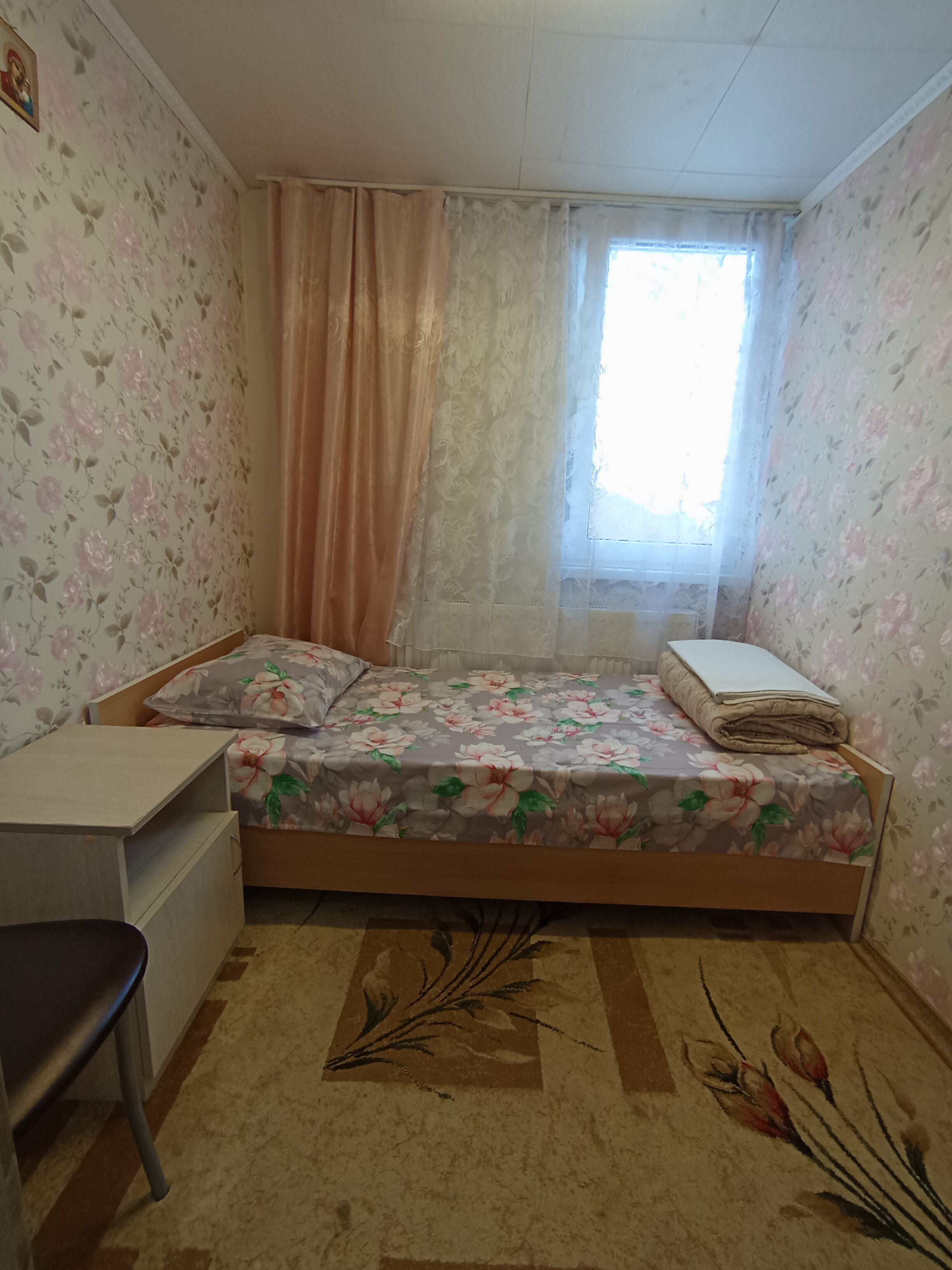 одноместный номер, санузел на этаже