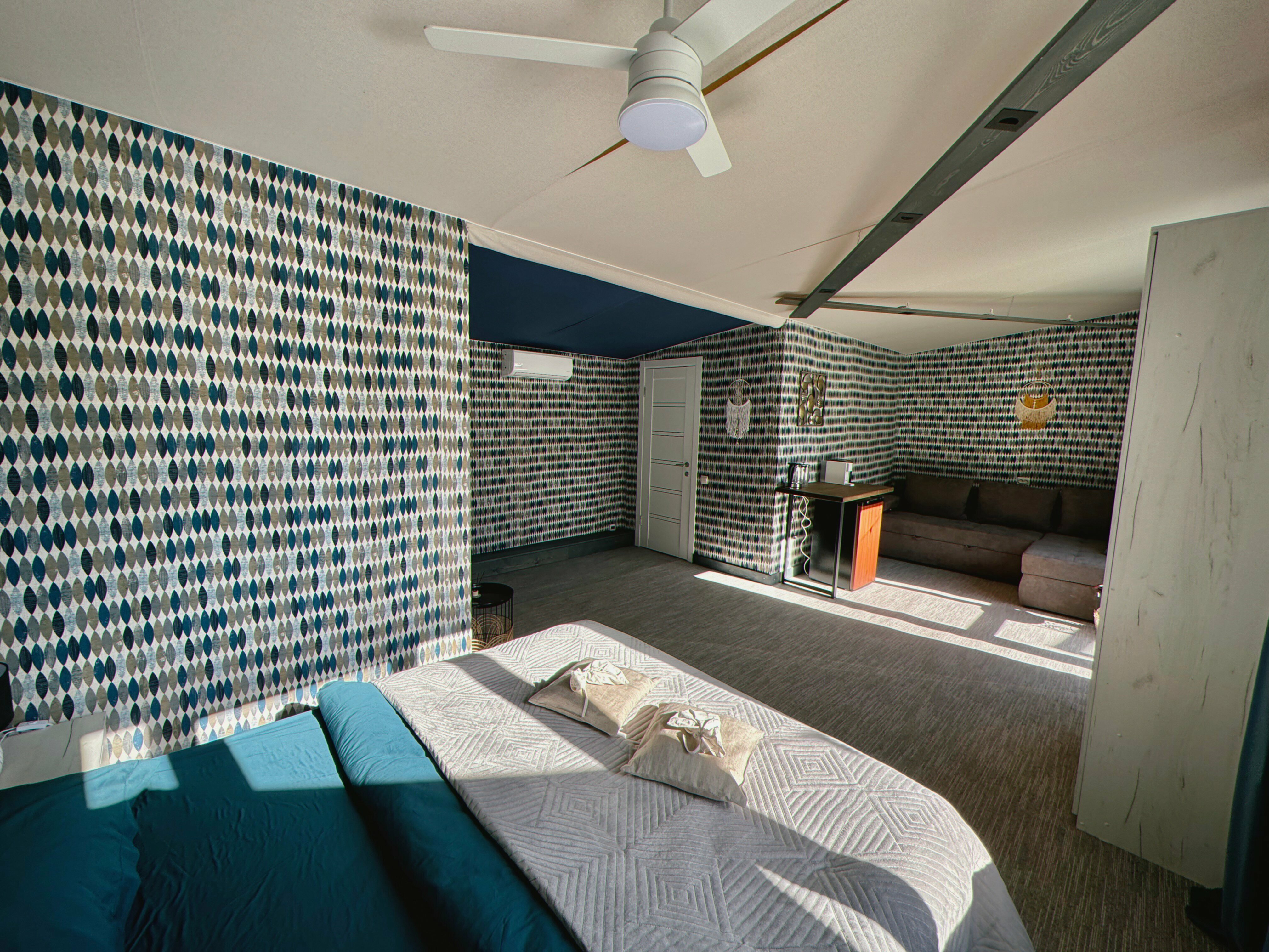 Четырехместный номер с видом на горы