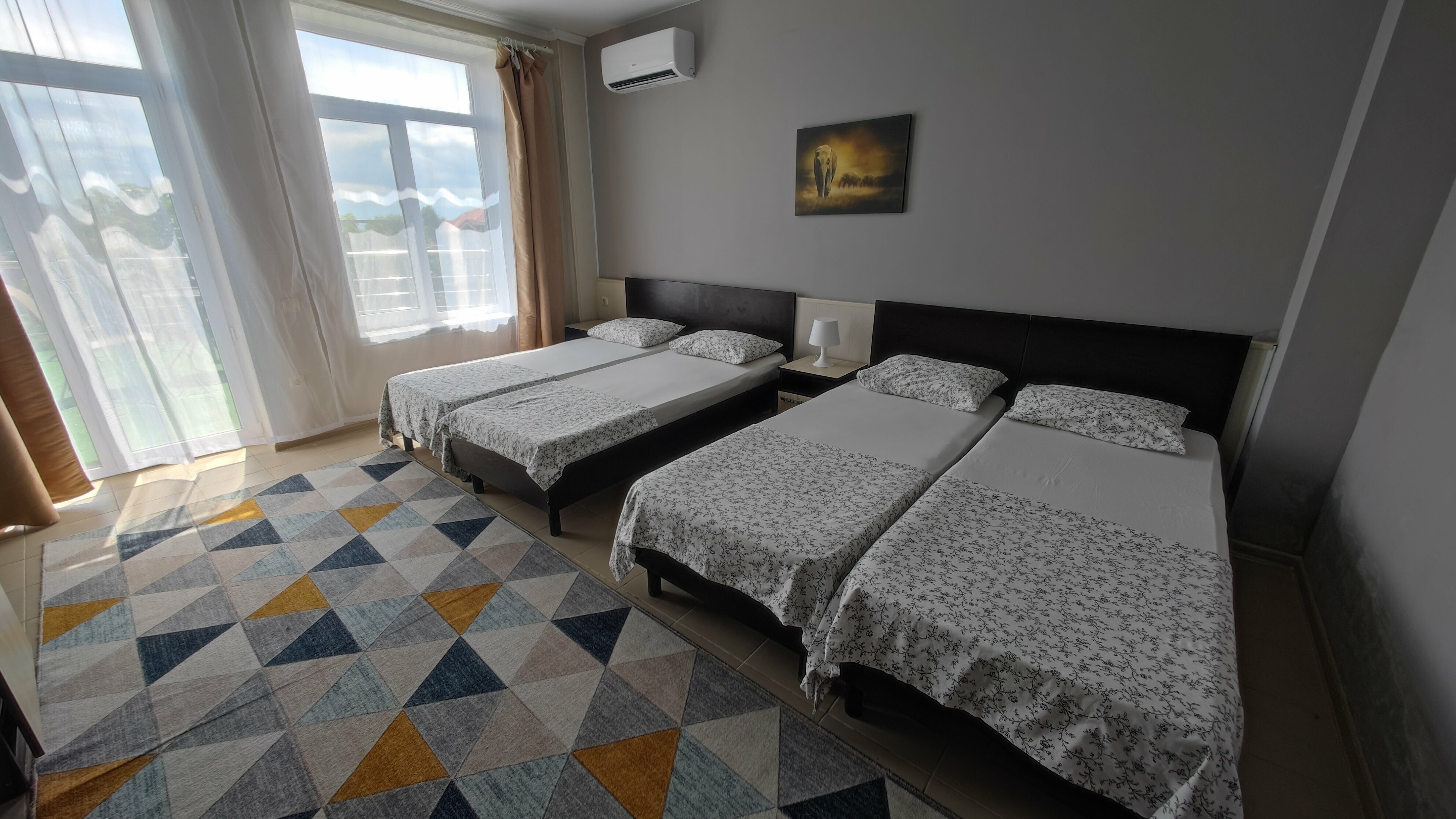 Четырехместный номер с видом на море