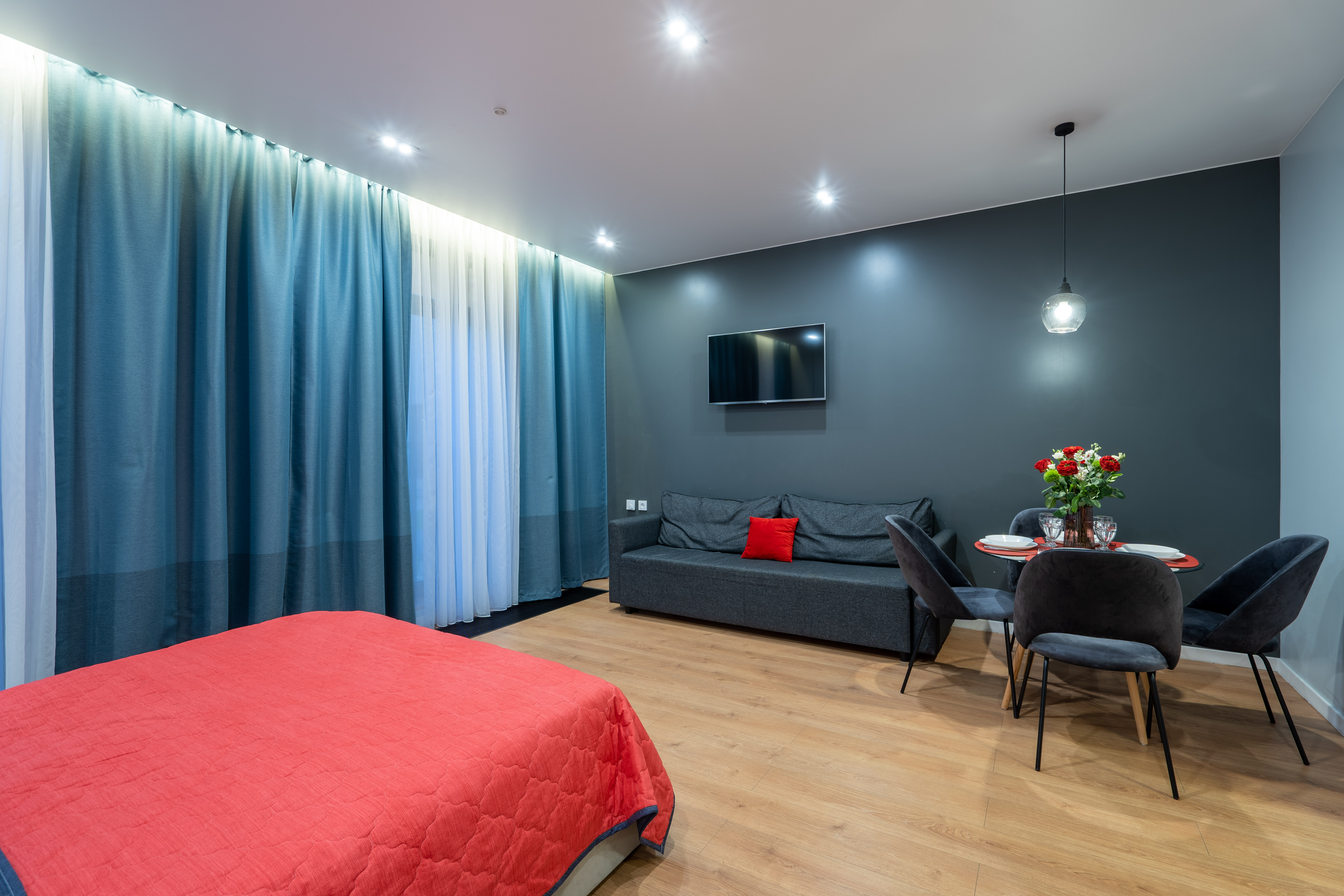 Номер-студия Делюкс с кроватью размера «queen-size»