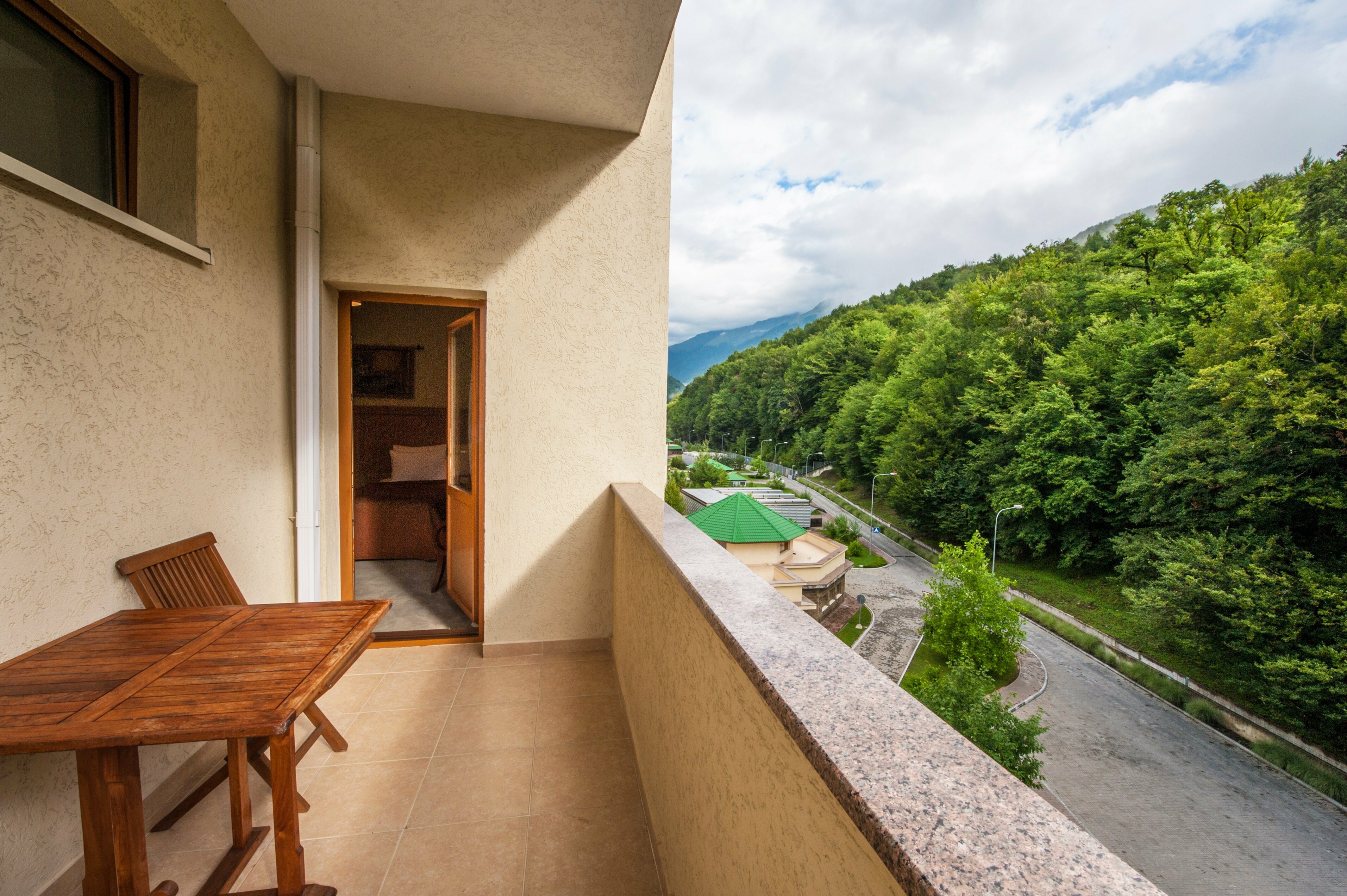 Двухместный номер с 2 отдельными кроватями и балконом