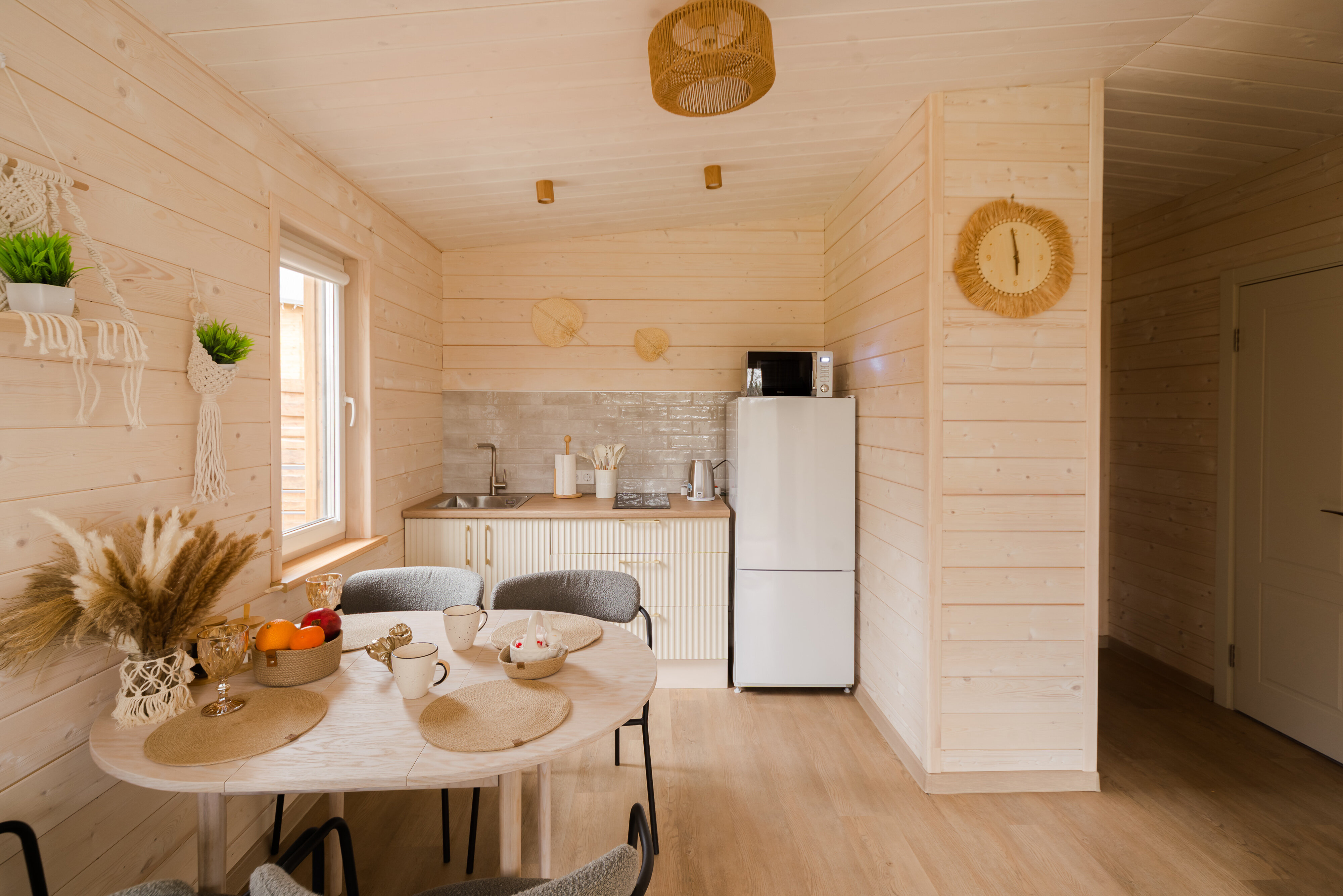 Дом с видом на лес в стиле БОХО