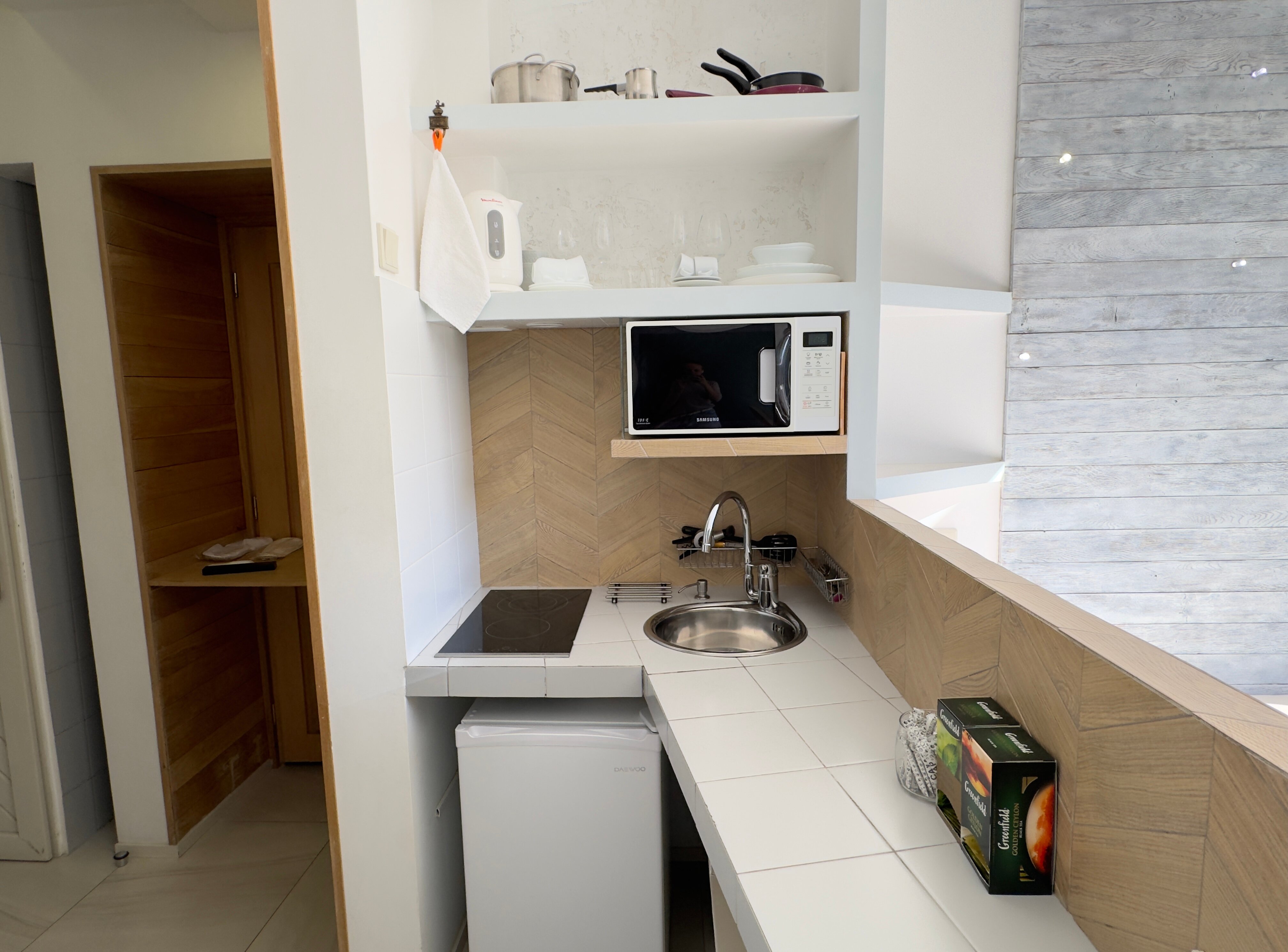 Двухместный номер с 1 кроватью и видом на горы