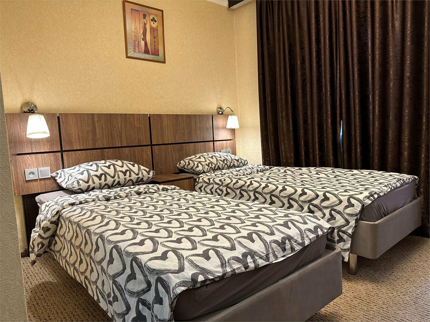 Двухместный номер с 1 кроватью или 2 отдельными кроватями