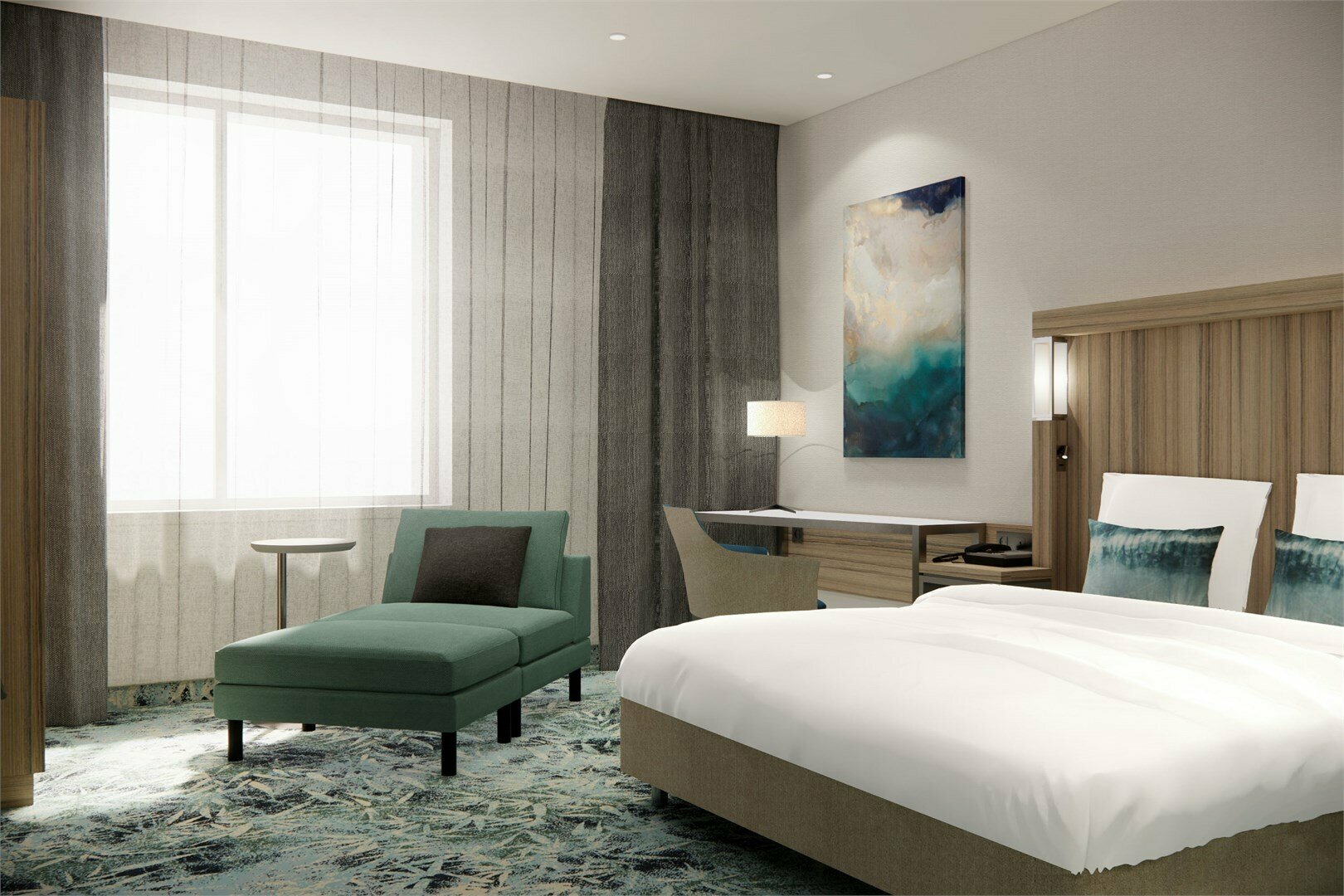 Люкс с кроватью размера «king-size»