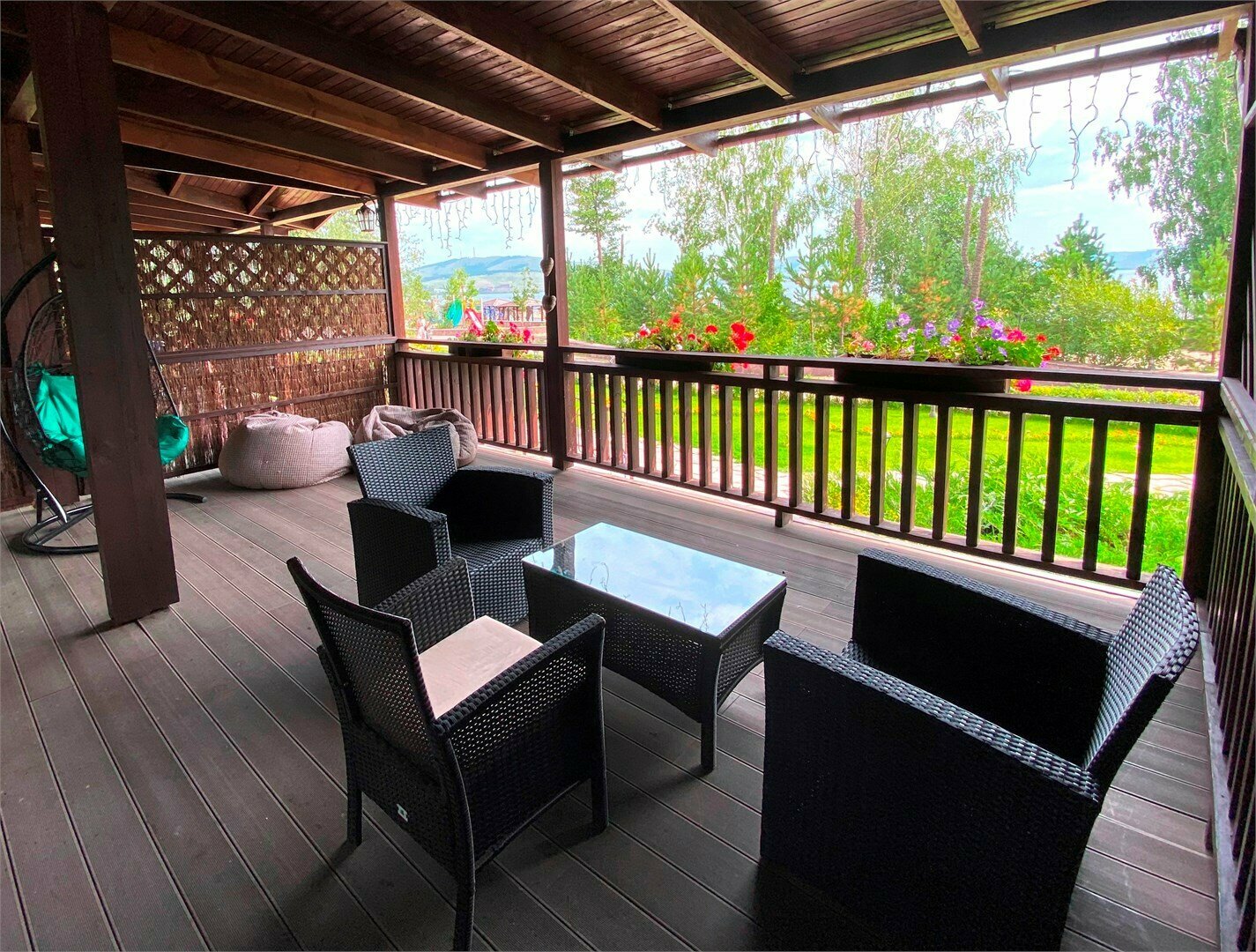 Апартаменты-шале с 2 спальнями с террасой